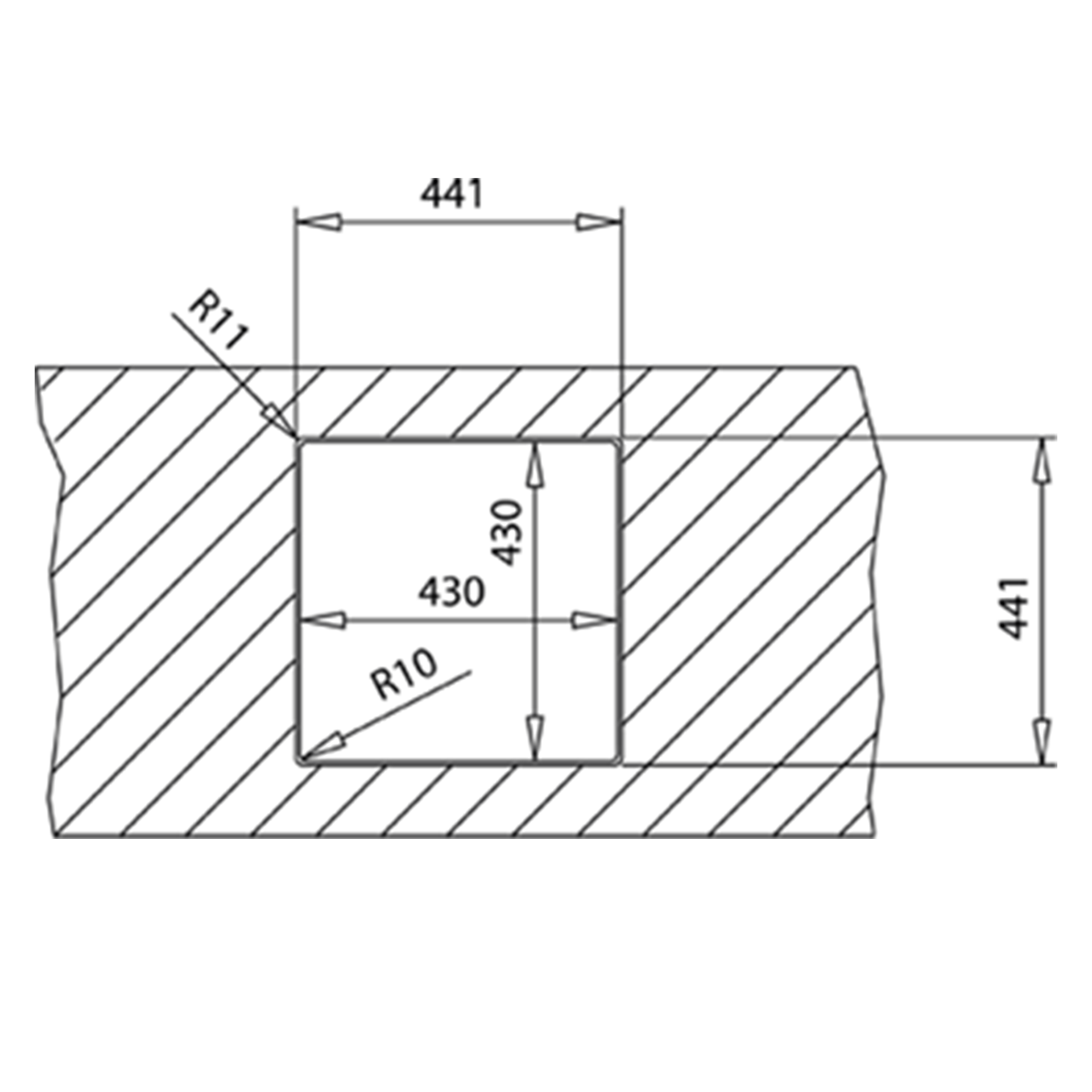 Fregadero FlexLinea RS15 40.40 PureClean de una cubeta con acabado premium SoftTexture (5)