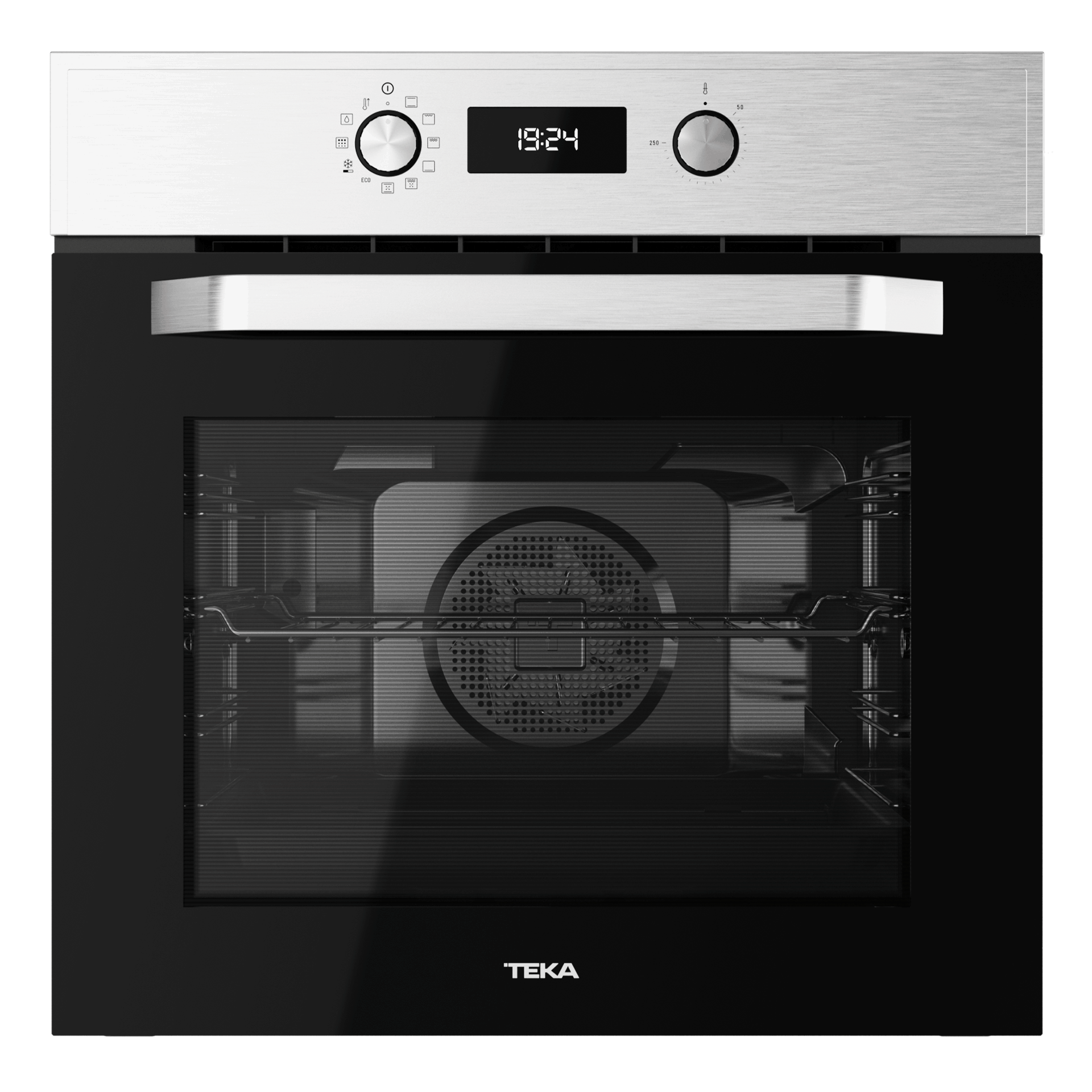 Horno Pirolítico Multifunción HCB 6530 P con 8 funciones de cocción y pantalla Touch control