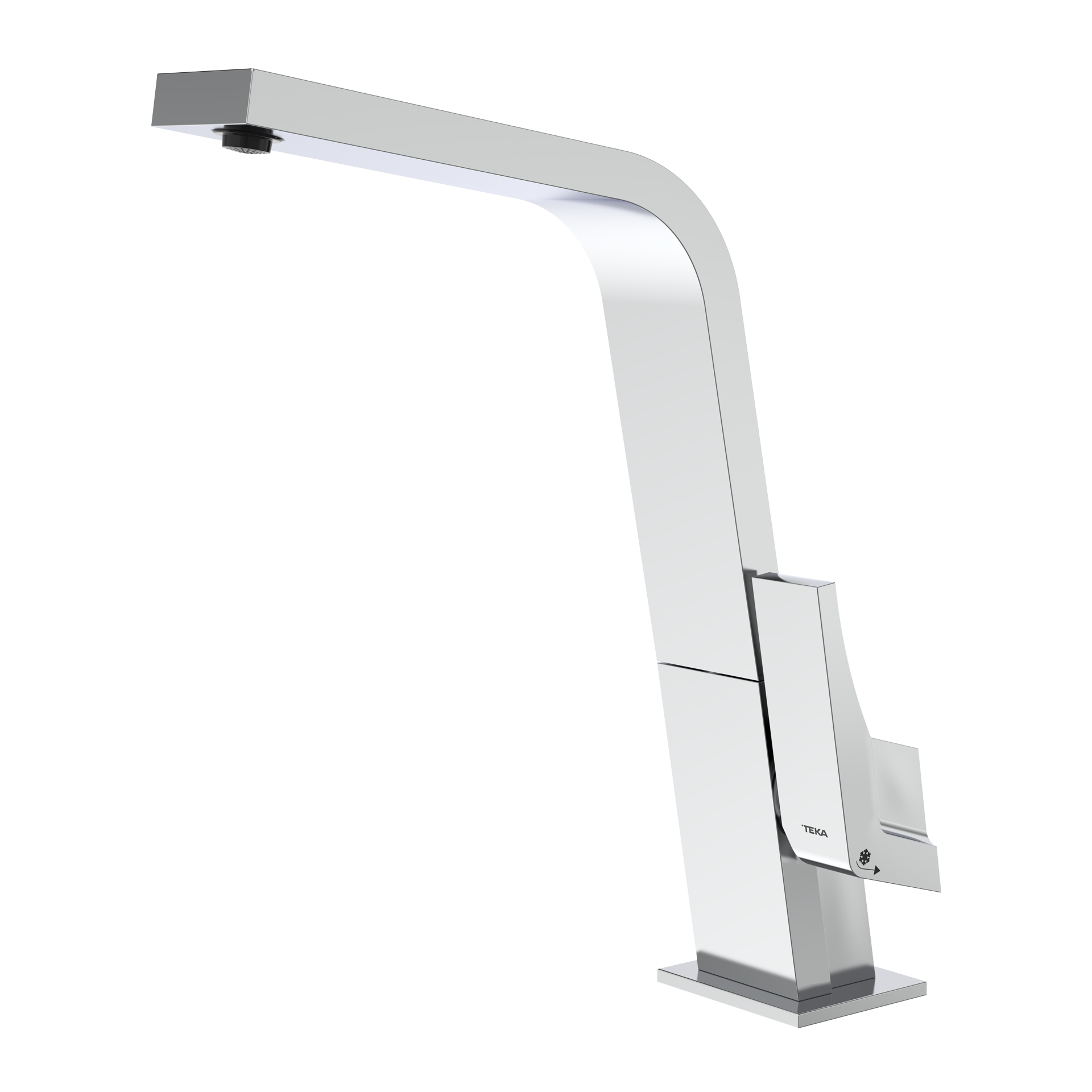 Grifo de cocina monomando IC 915 cromo con caño alto plano