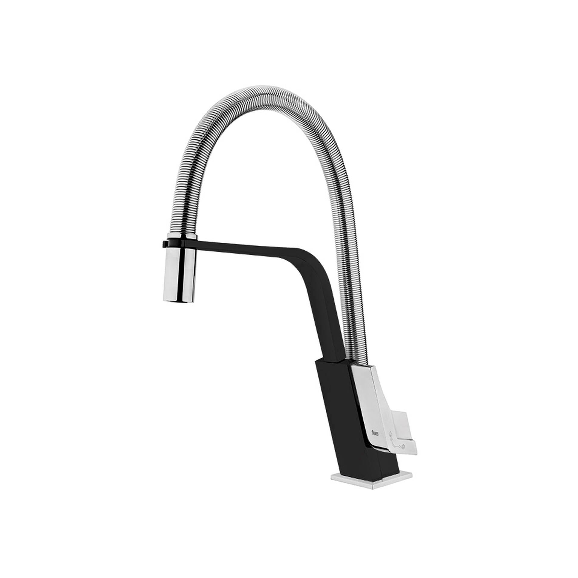 Grifo de cocina monomando profesional IC 939 con caño giratorio y maneral extraíble