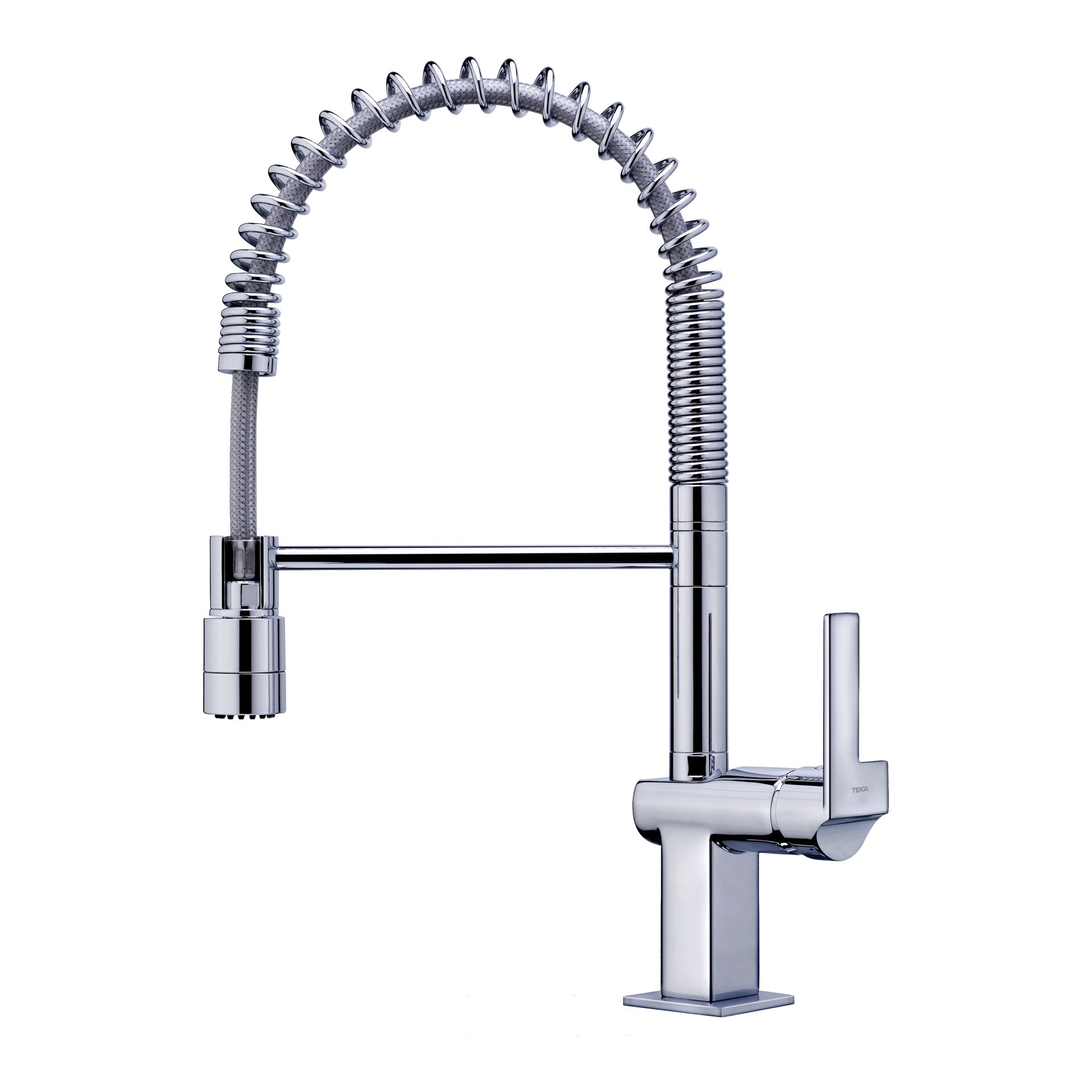 Grifo de cocina monomando profesional MY Compact con caño giratorio y flexible