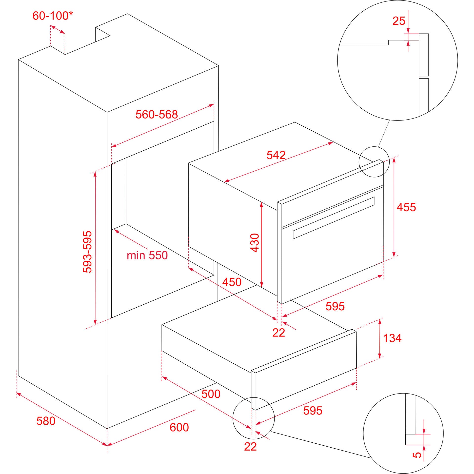 Calientaplatos CP 15 GS con termostato regulable y apertura push-pull (3)