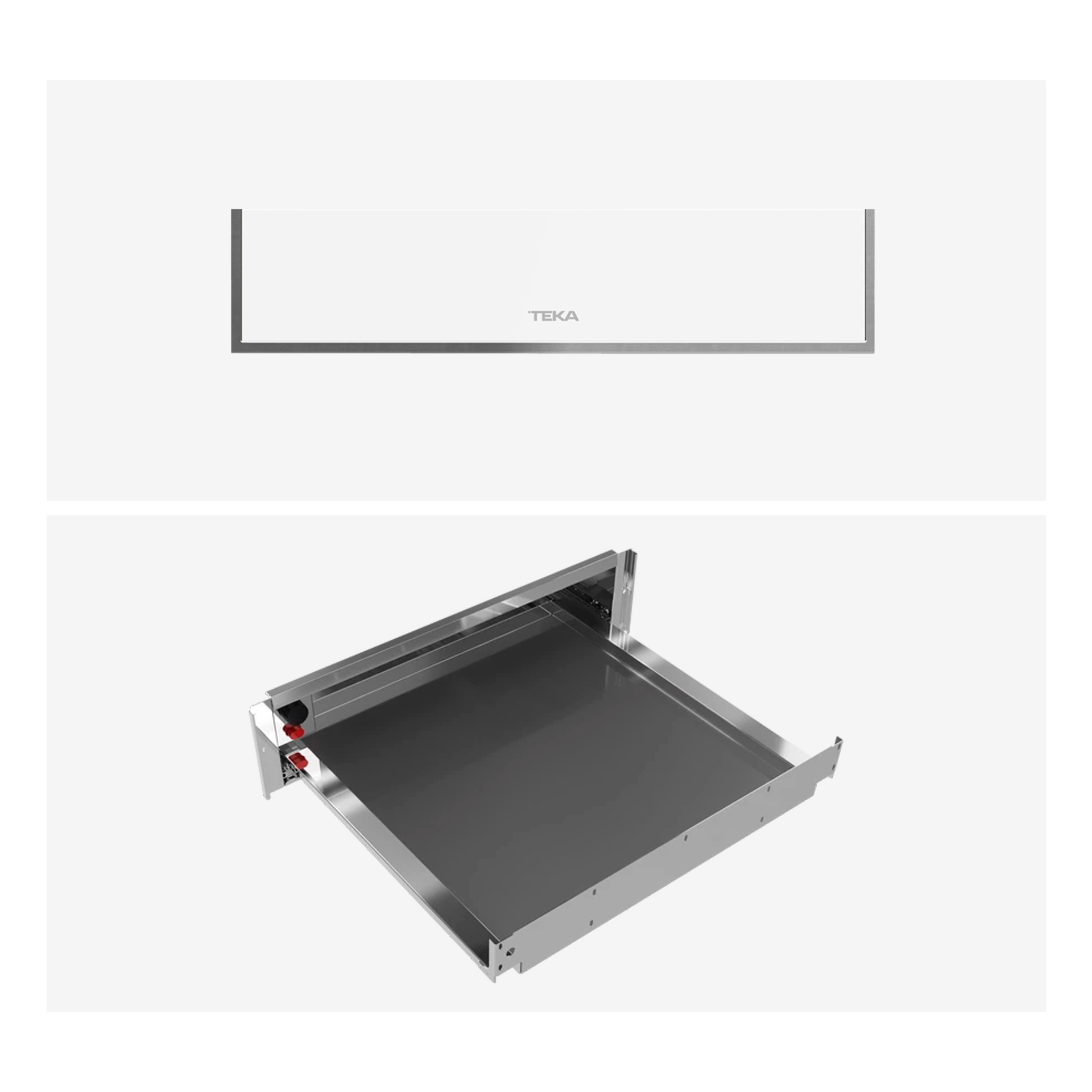 Calientaplatos CP 15 GS con termostato regulable y apertura push-pull (1)