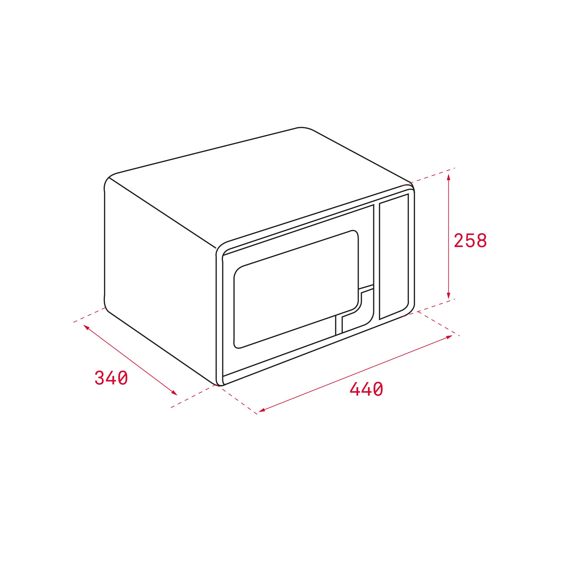 Microondas + Grill MWE 225 de libre instalación de 20L en acero inoxidable (2)