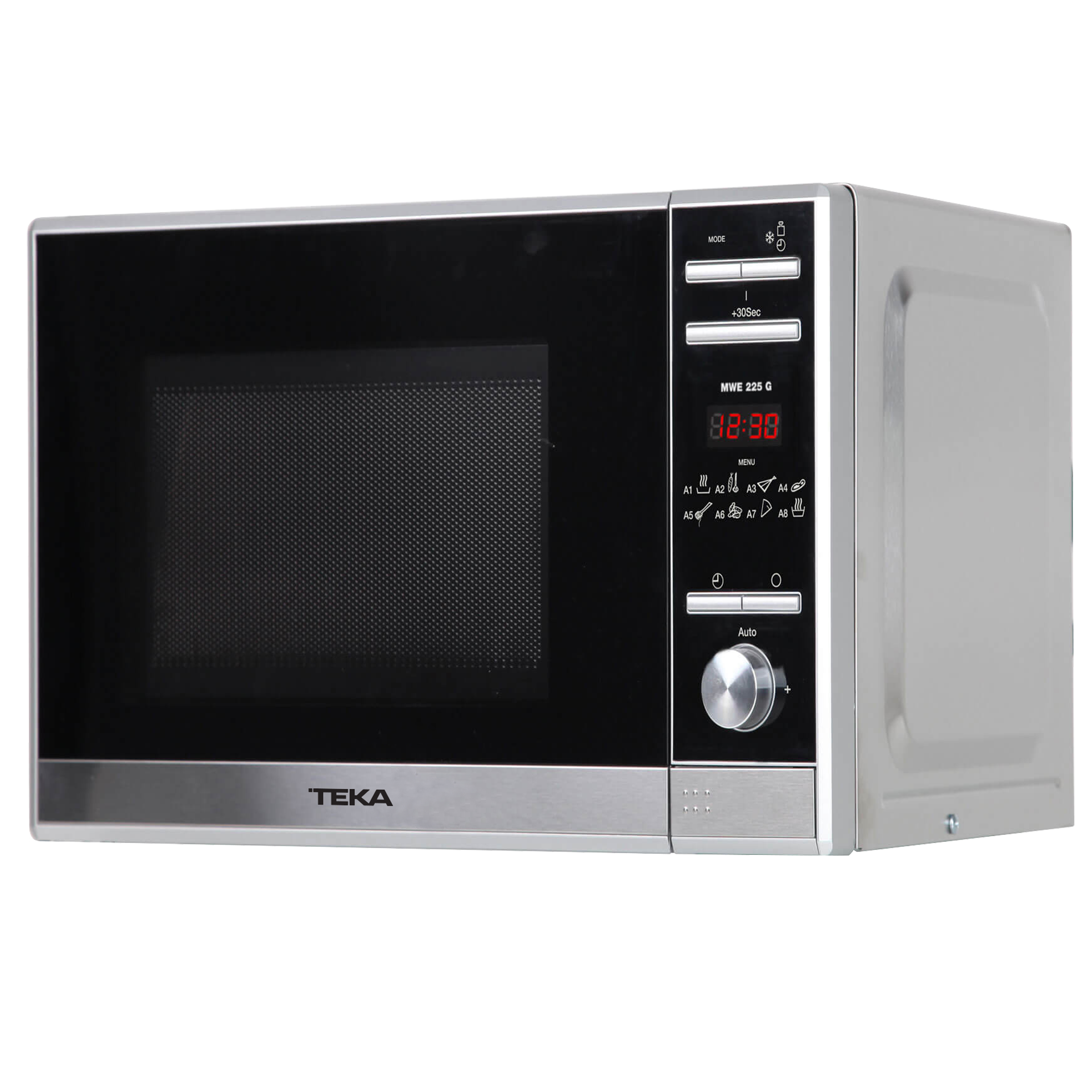Microondas + Grill MWE 225 de libre instalación de 20L en acero inoxidable