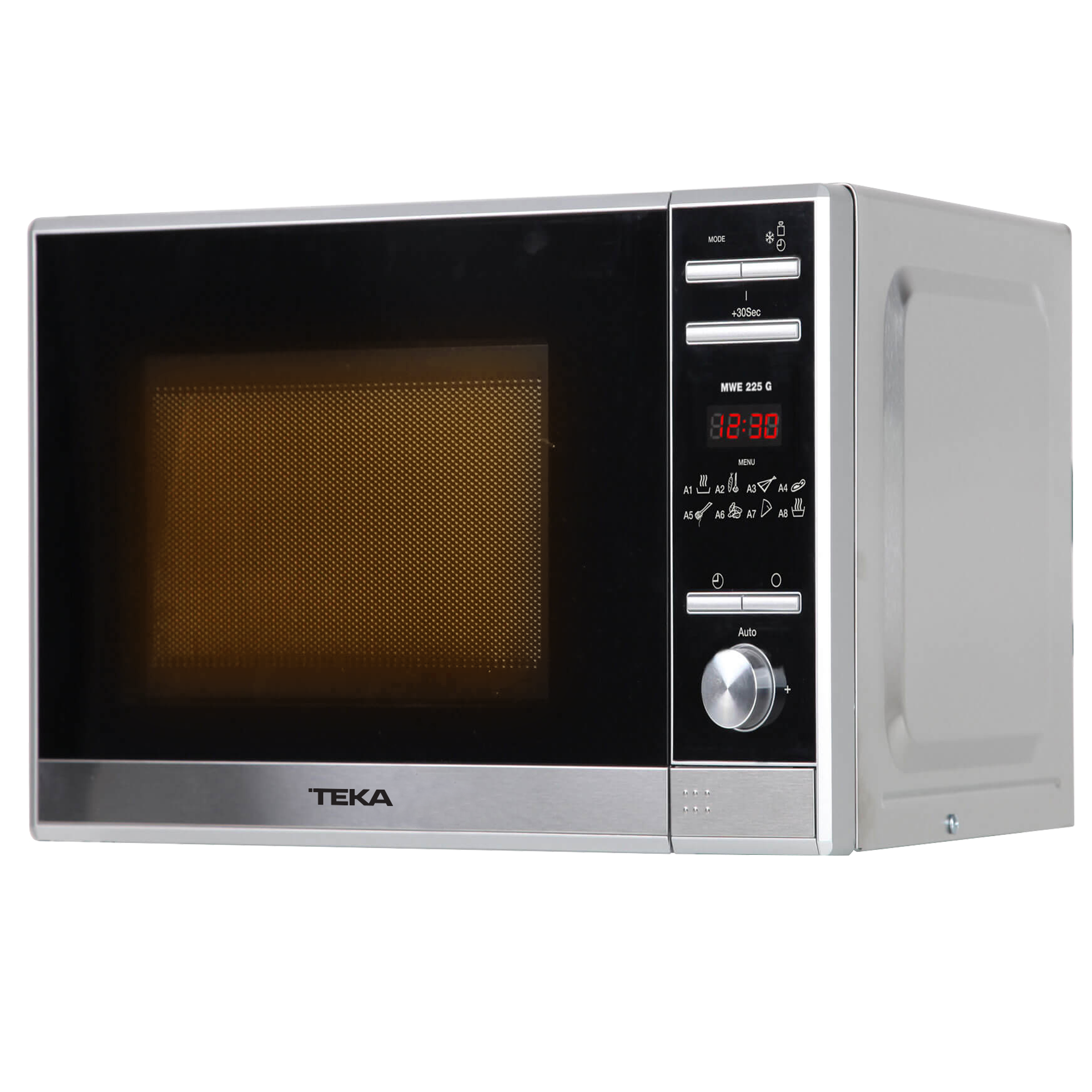 Microondas + Grill MWE 225 de libre instalación de 20L en acero inoxidable (1)