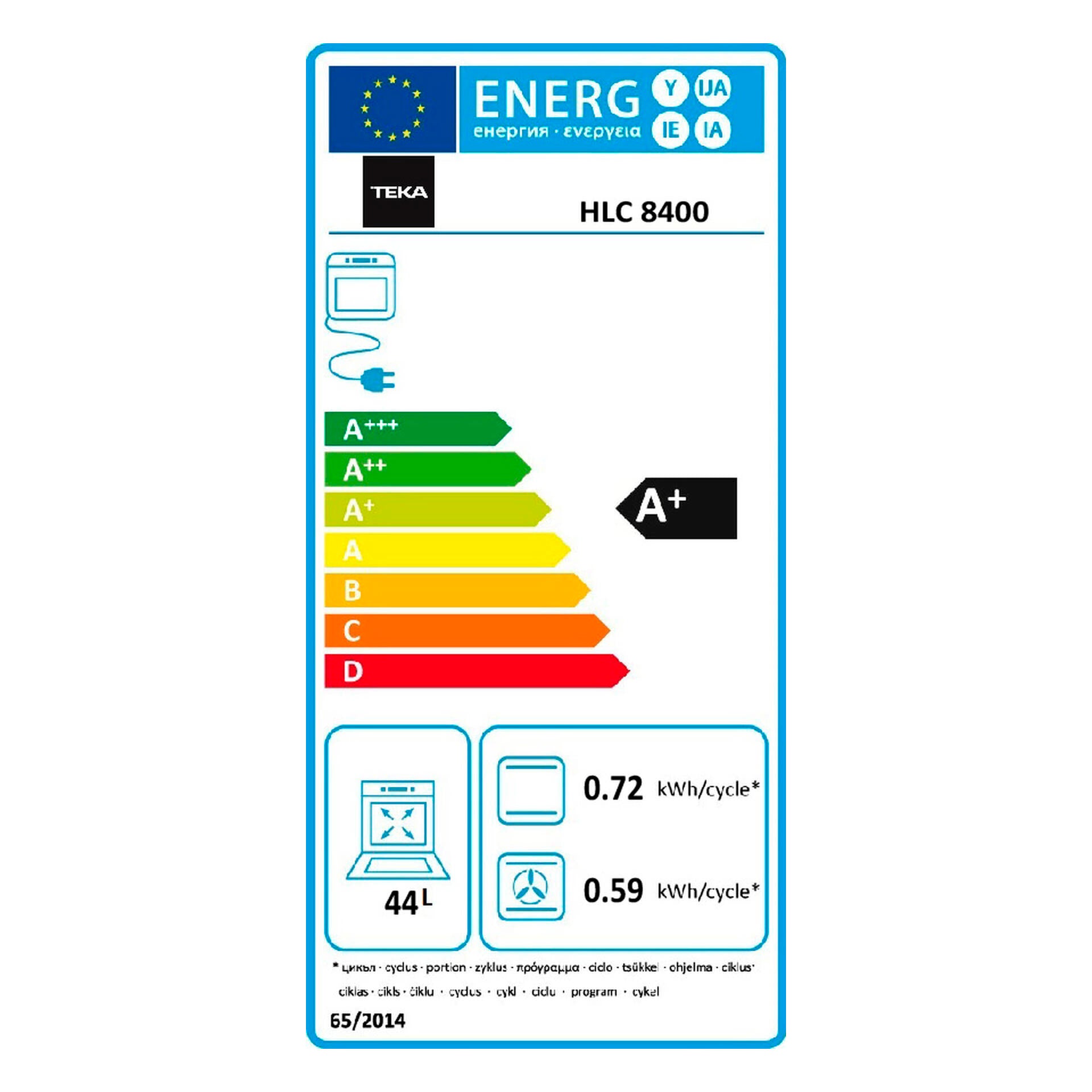 Urban Colors Edition Horno compacto Multifunción de 45 cm con HydroClean® PRO y 9 funciones de cocinado (4)