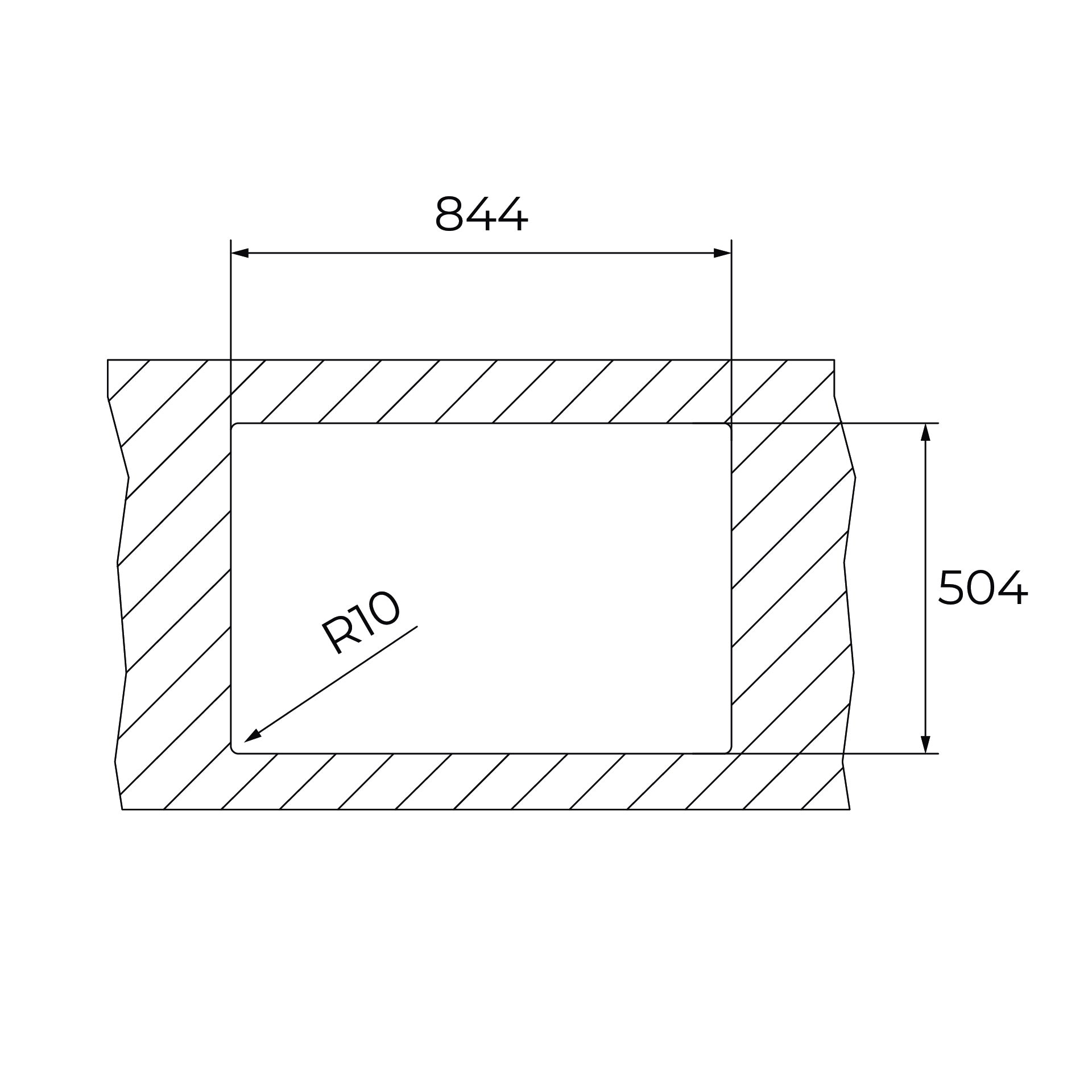 Fregadero encastrado Zenit RS15 con escurridor a la izquierda, cubeta de 40 cm y SilentSmart (3)