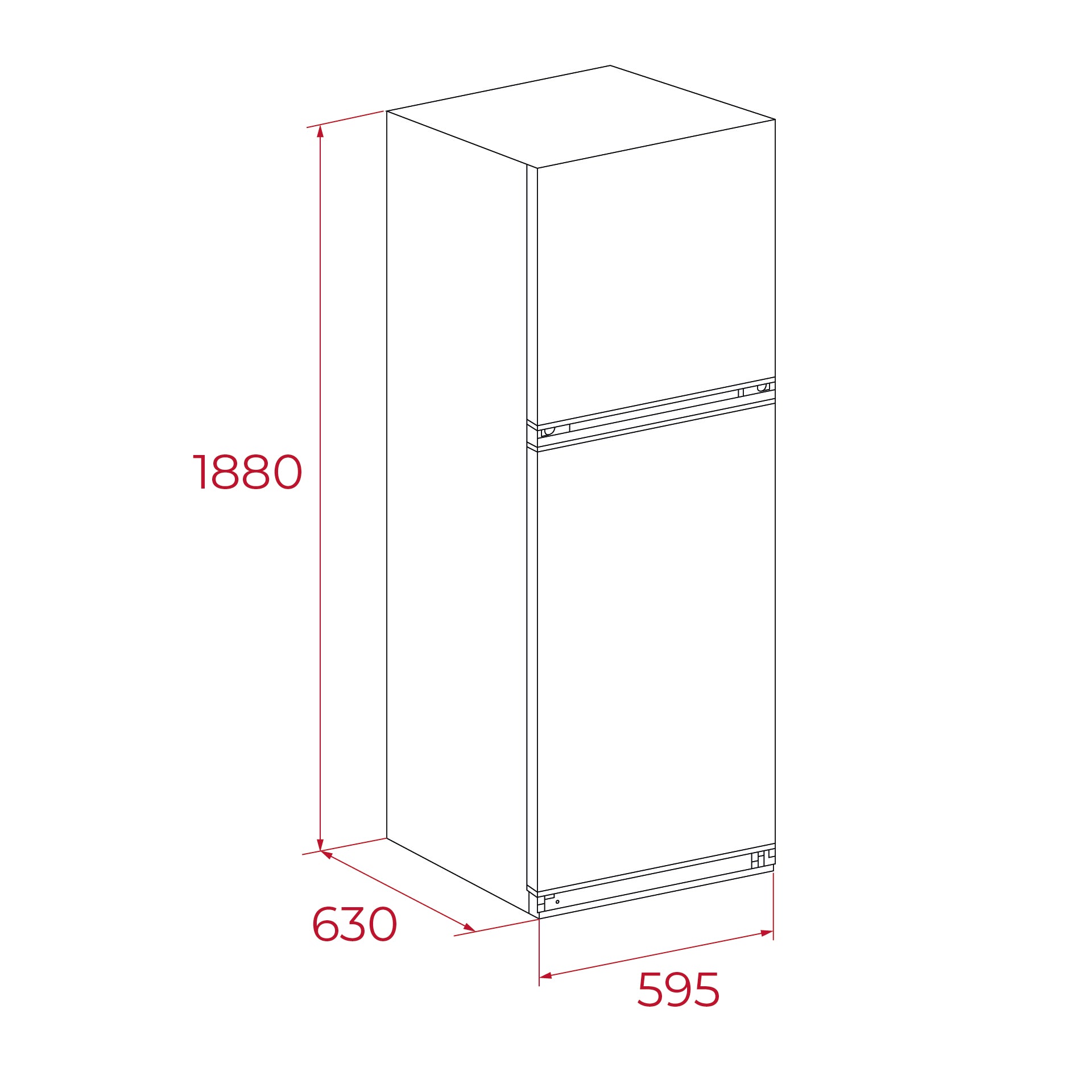 Frigorífico Combi NFL 342 C No Frost Total de 2 puertas con Control electrónico en inox (2)