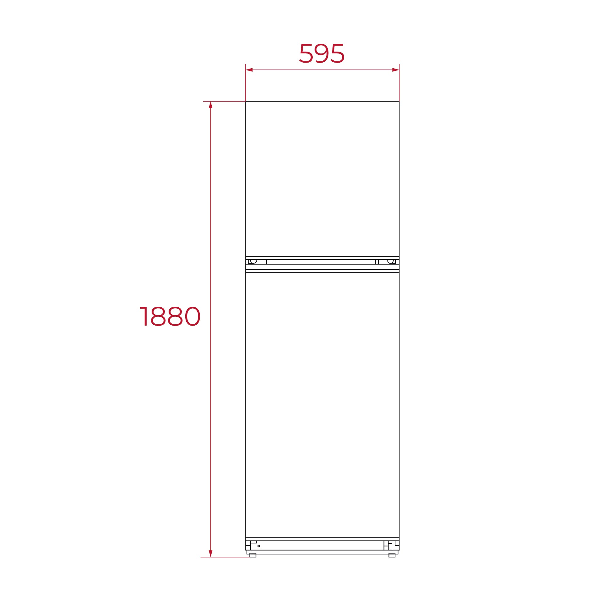 Frigorífico Combi NFL 342 C No Frost Total de 2 puertas con Control electrónico en inox (3)