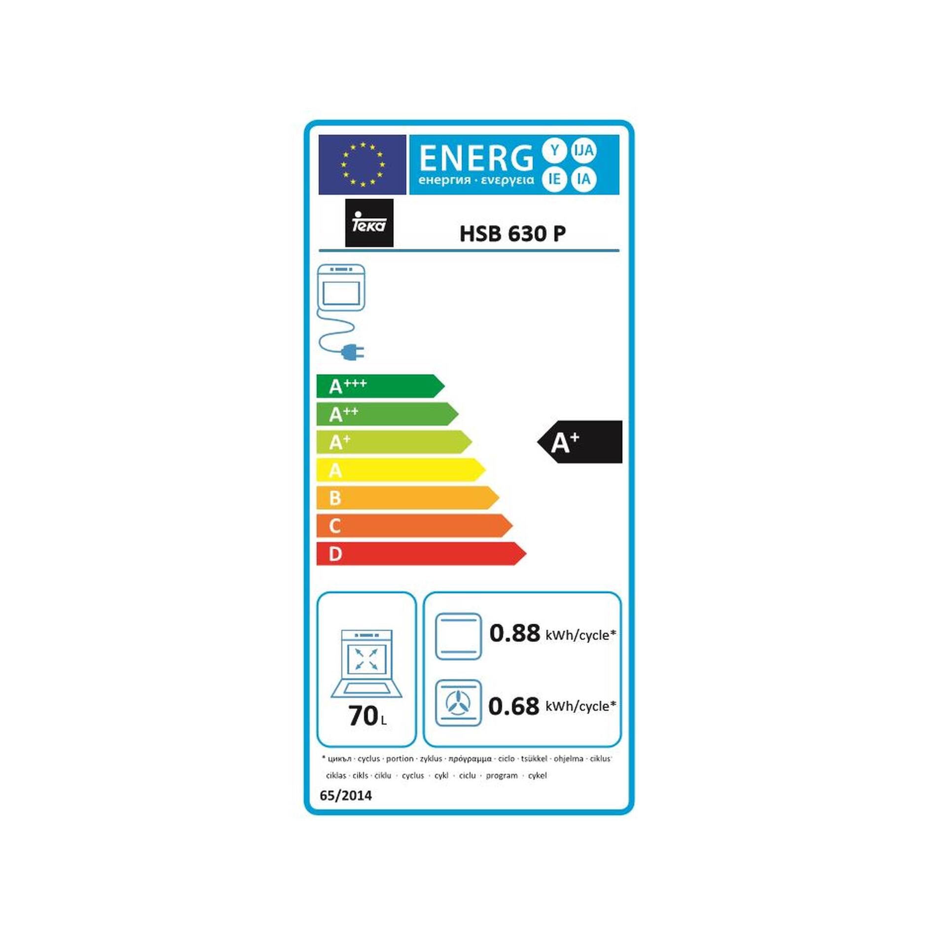 Horno Pirolítico Multifunción HSB 630 P A+ de 60 cm (3)