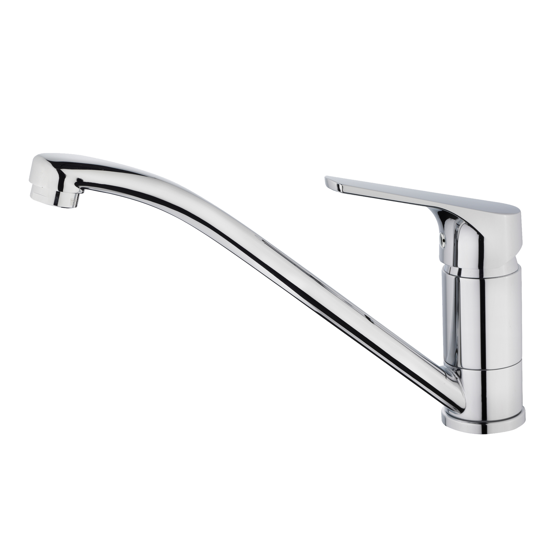 Grifo de cocina monomando MTP 913 con caño bajo giratorio