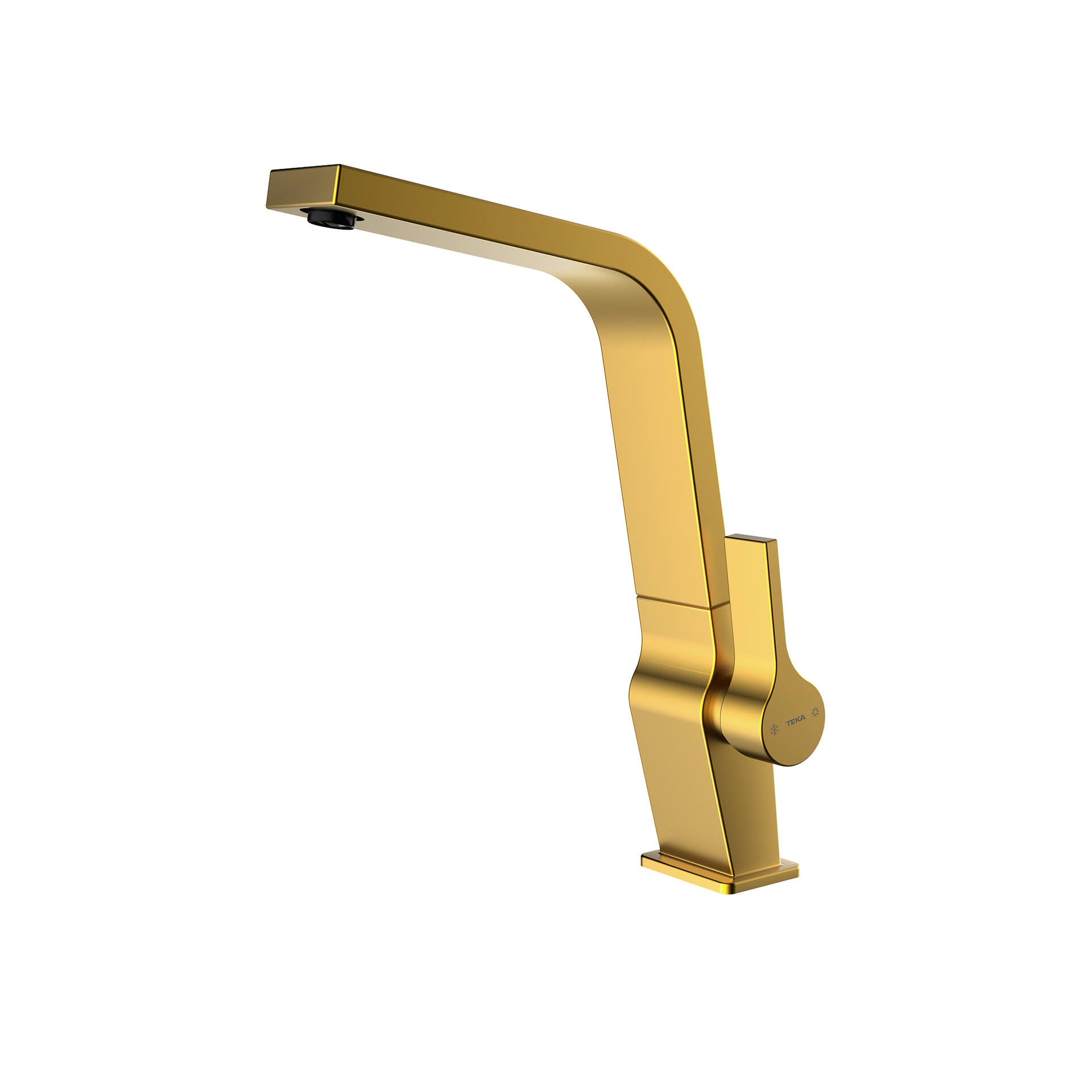 Grifo de cocina monomando ICC 915 Metallic Edition con caño giratorio y superficie resistente