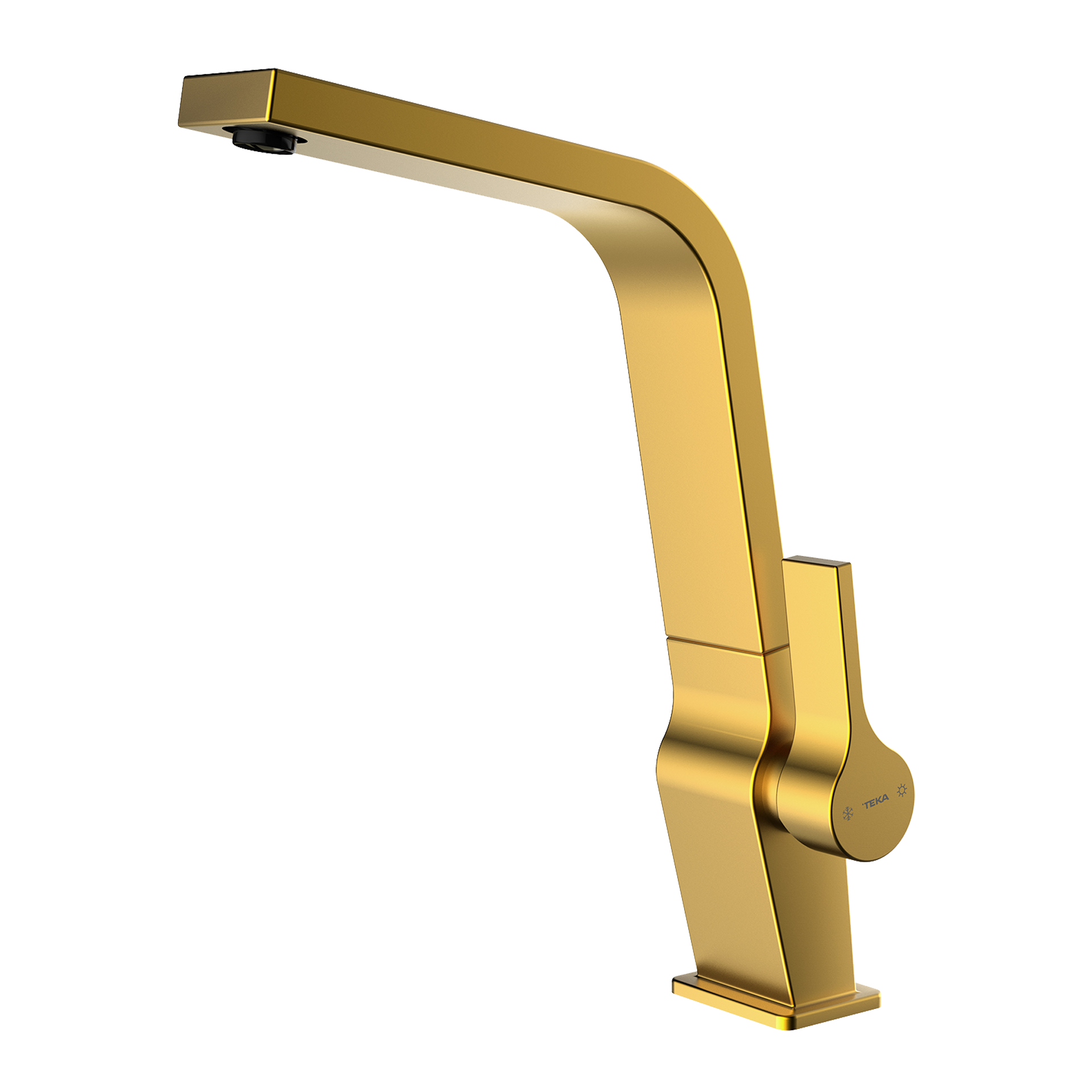 Grifo de cocina monomando ICC 915 Metallic Edition con caño giratorio y superficie resistente