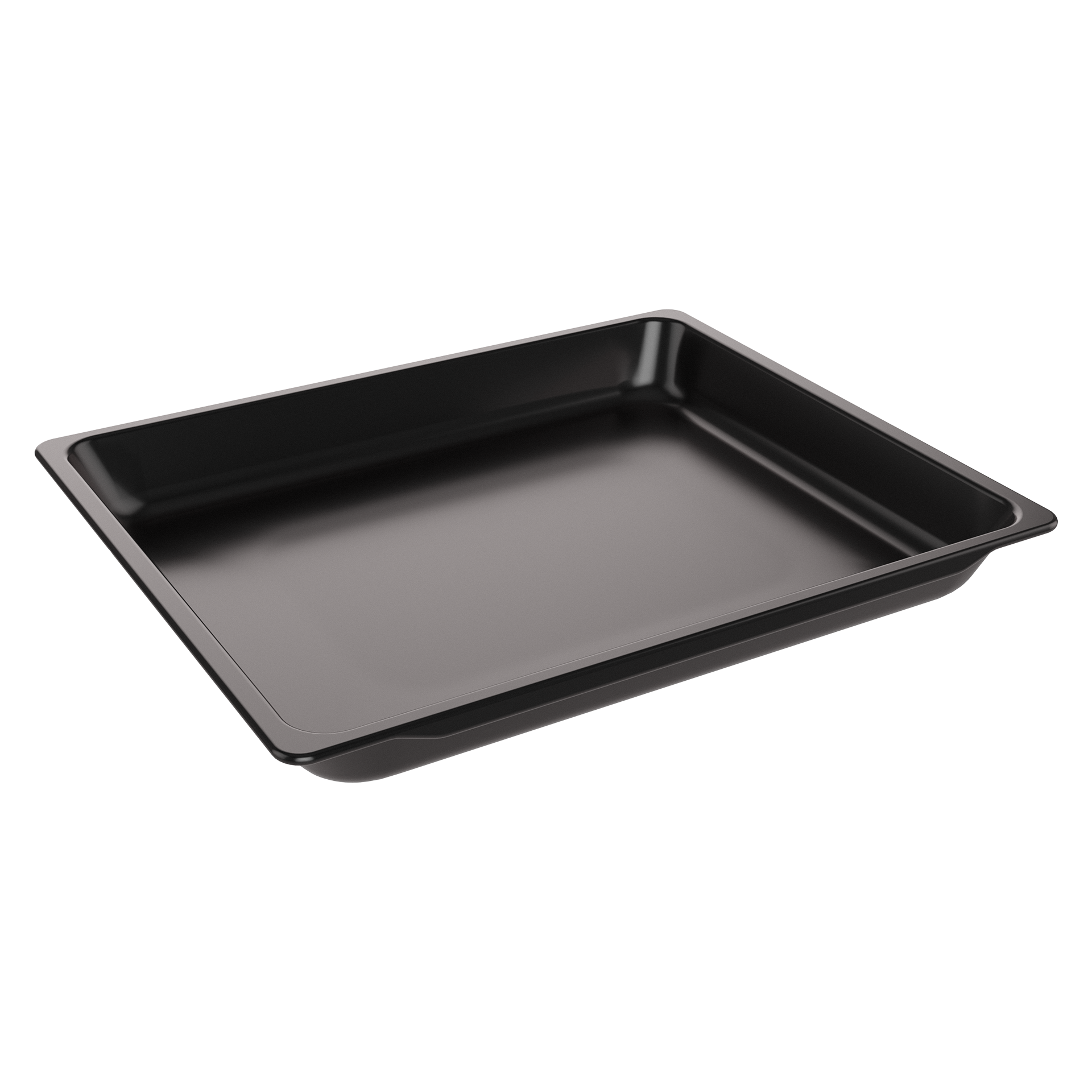 Bandeja profunda de aluminio esmaltado para hornos de 60 cm
