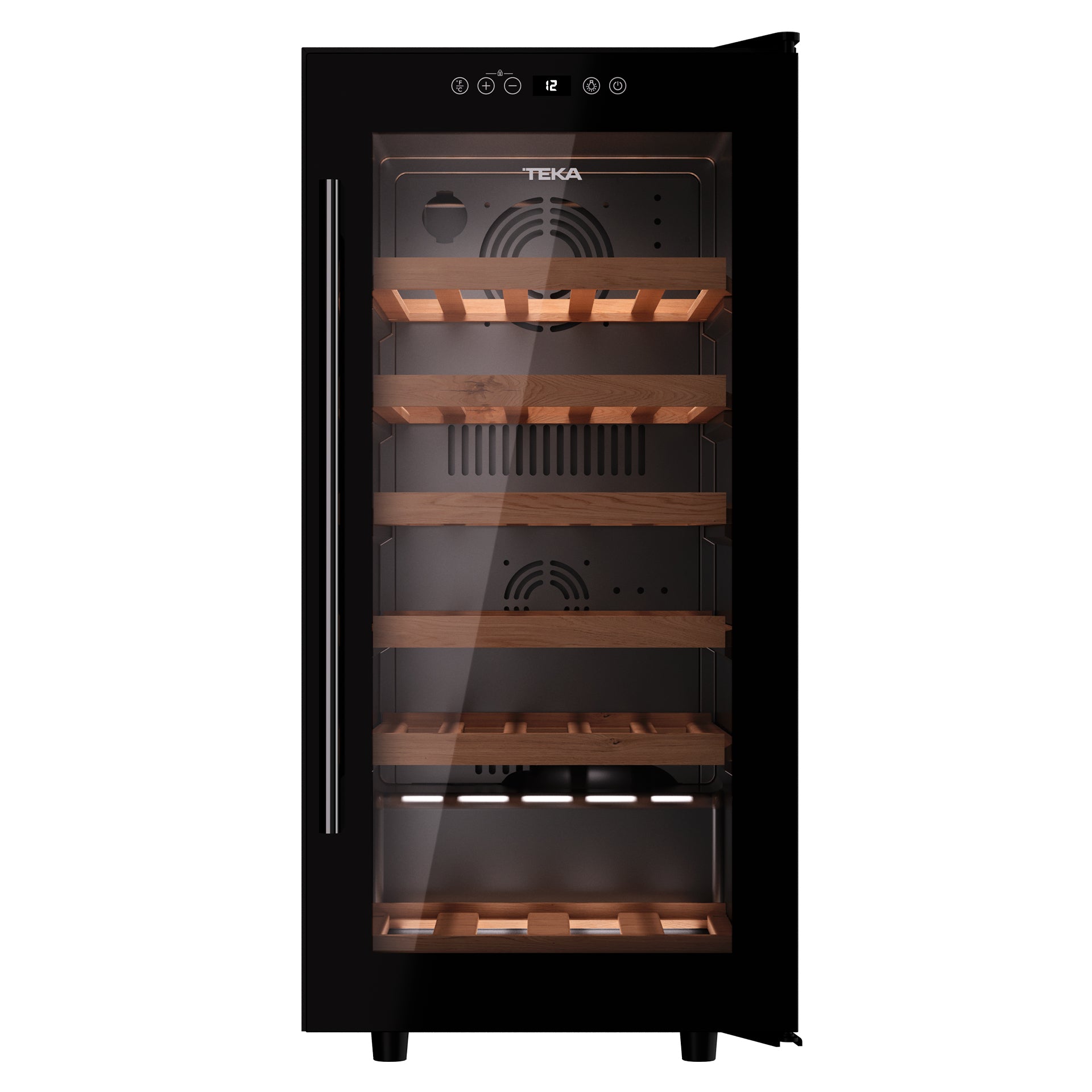 Vinoteca de libre instalación Sommelier RVF 10032 GBK con capacidad para 32 botellas