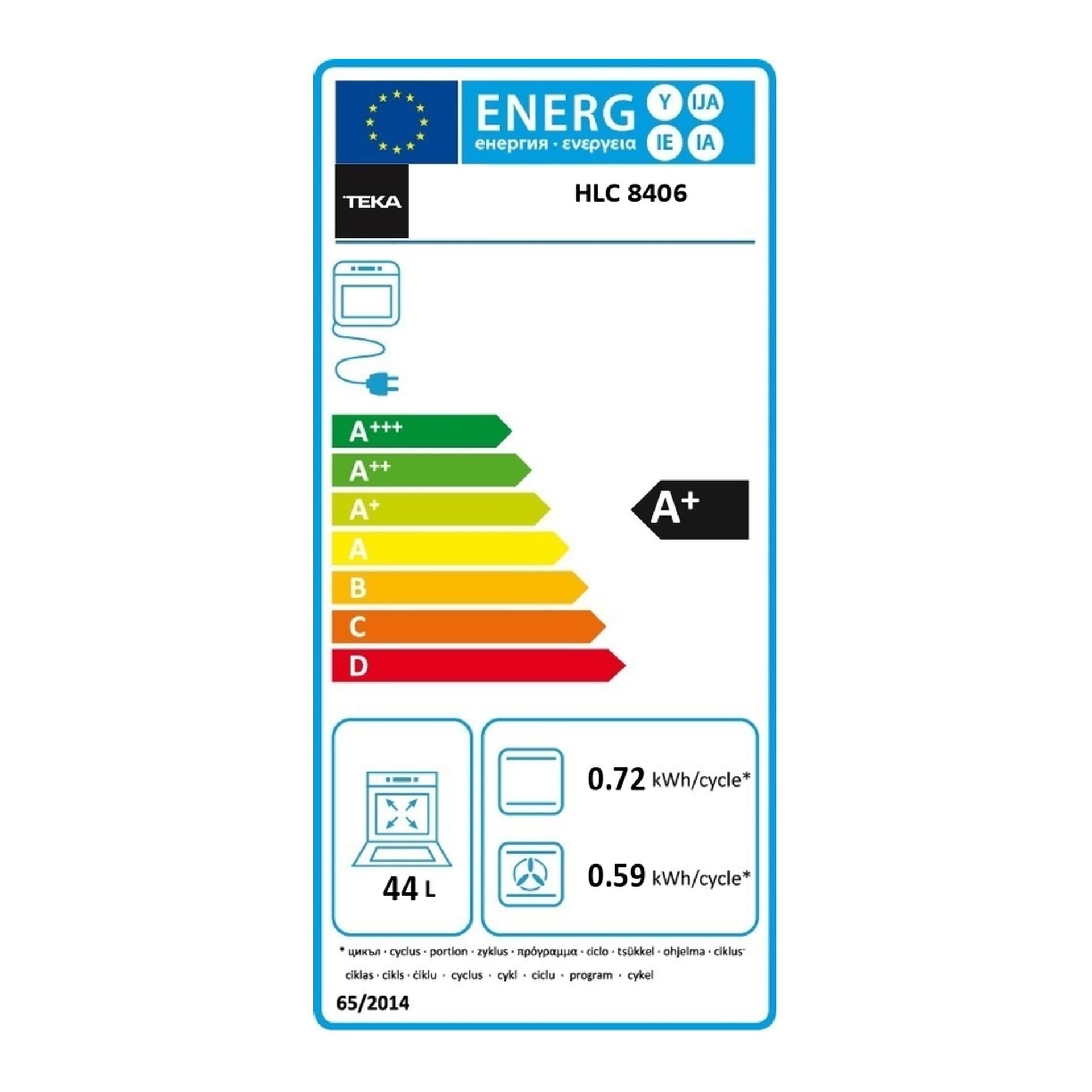Horno compacto AirFy HLC 8406 BK de 45cm con función especial para freír en el horno de la forma más saludable (4)