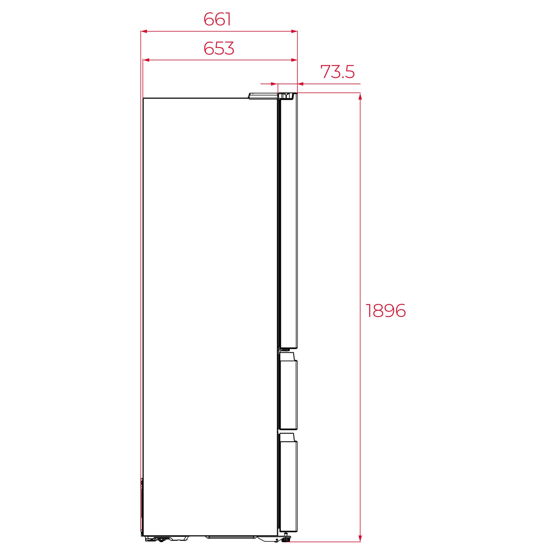 Frigorífico French Door RFD 77825 de libre instalación con motor Inverter y sistema antibacterial (4)