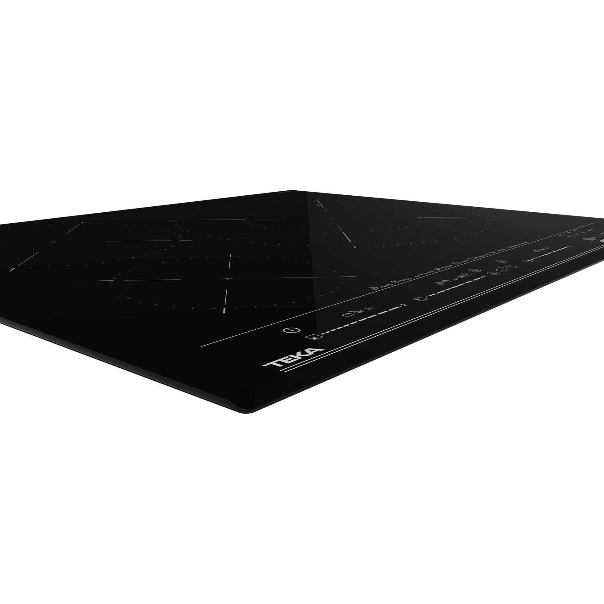 Placa de inducción MestrePaeller IZC 63632 MPT con sensores de temperatura, zona XL y función especial Paella en color negro (1)