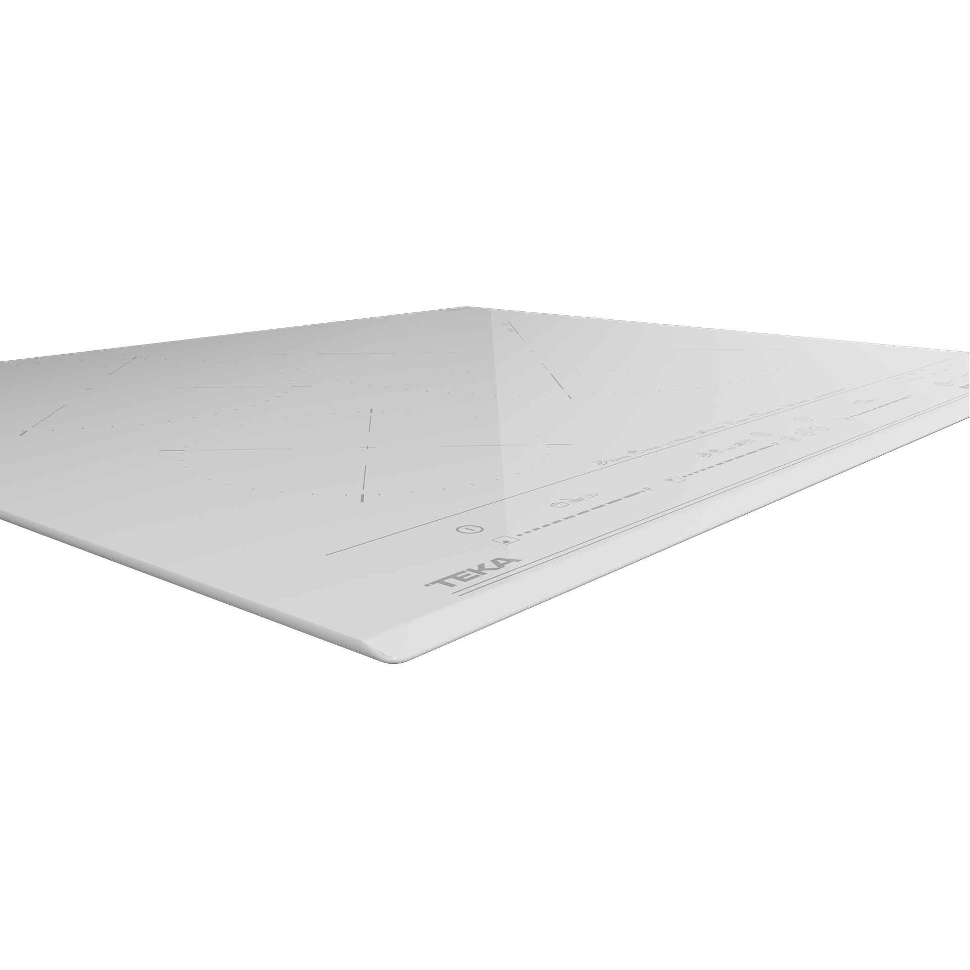 Placa de inducción MestrePaeller IZC 63632 MPT con control táctil MultiSlider y 3 zonas de cocinado con un fuego XL de 32cm para cocinar Paella en color blanco (1)