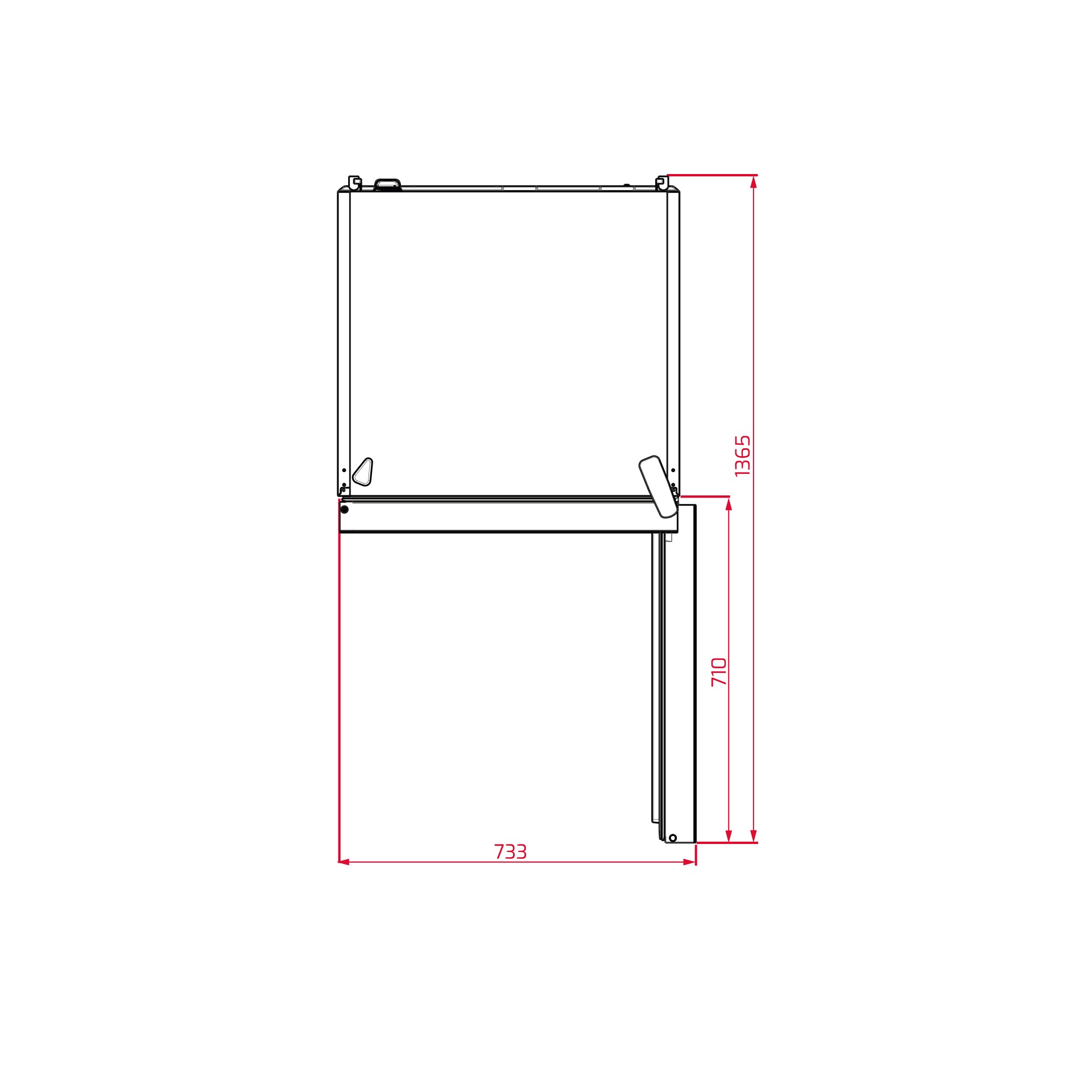 Frigorífico combi RBF 78725 No Frost de gran capacidad 192x70 cm con motor inverter y puerta de cristal (6)