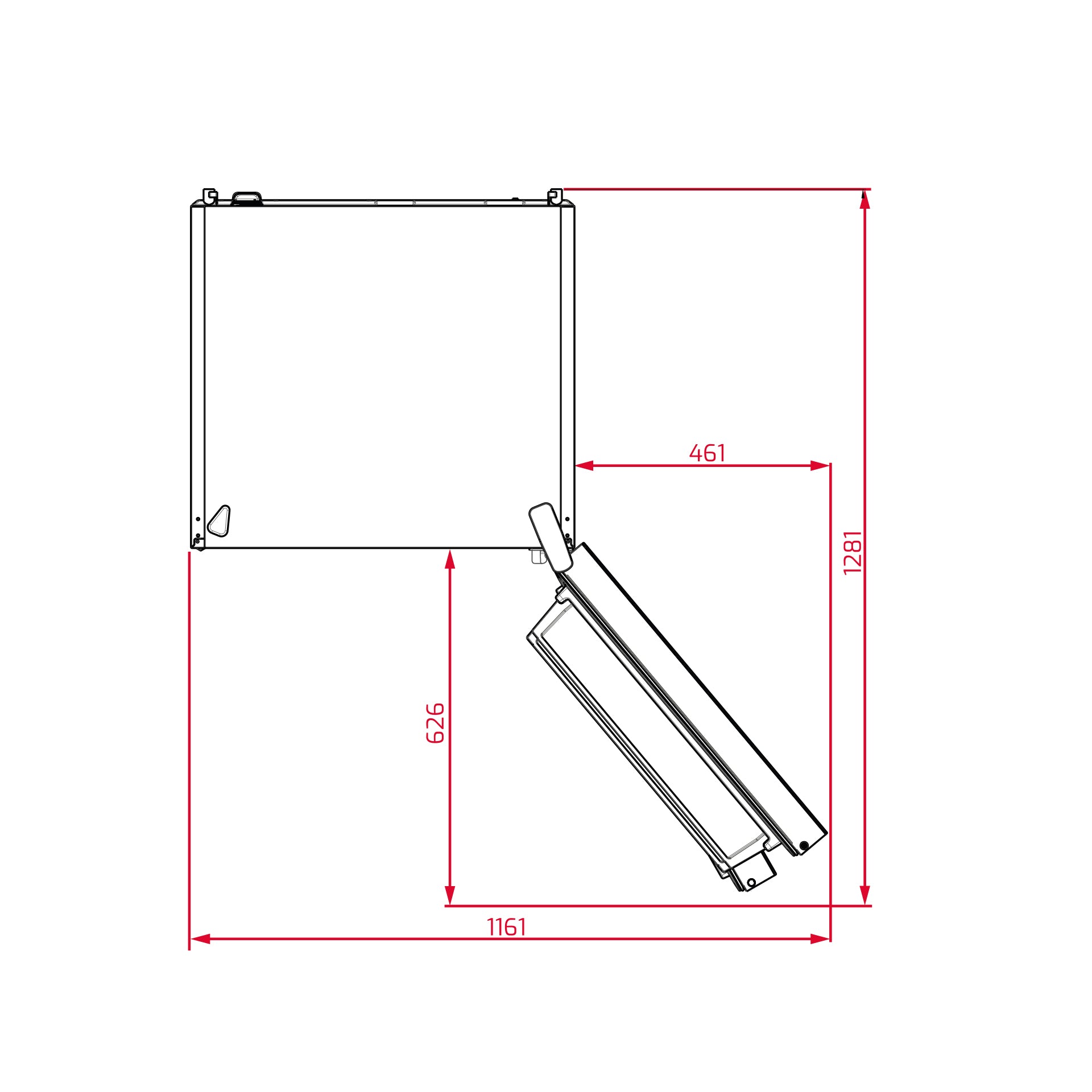 Frigorífico combi RBF 78725 No Frost de gran capacidad 192x70 cm con motor inverter y puerta de cristal (7)