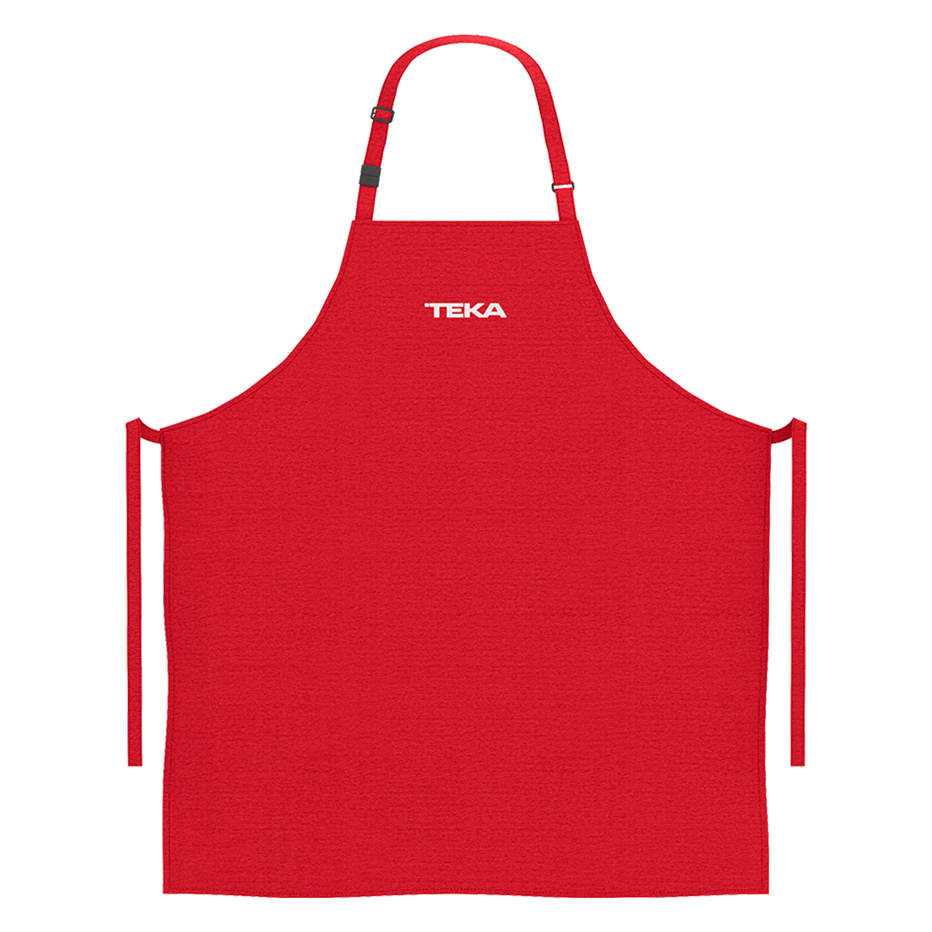 Delantal de cocina con cuello ajustable de color rojo para niño