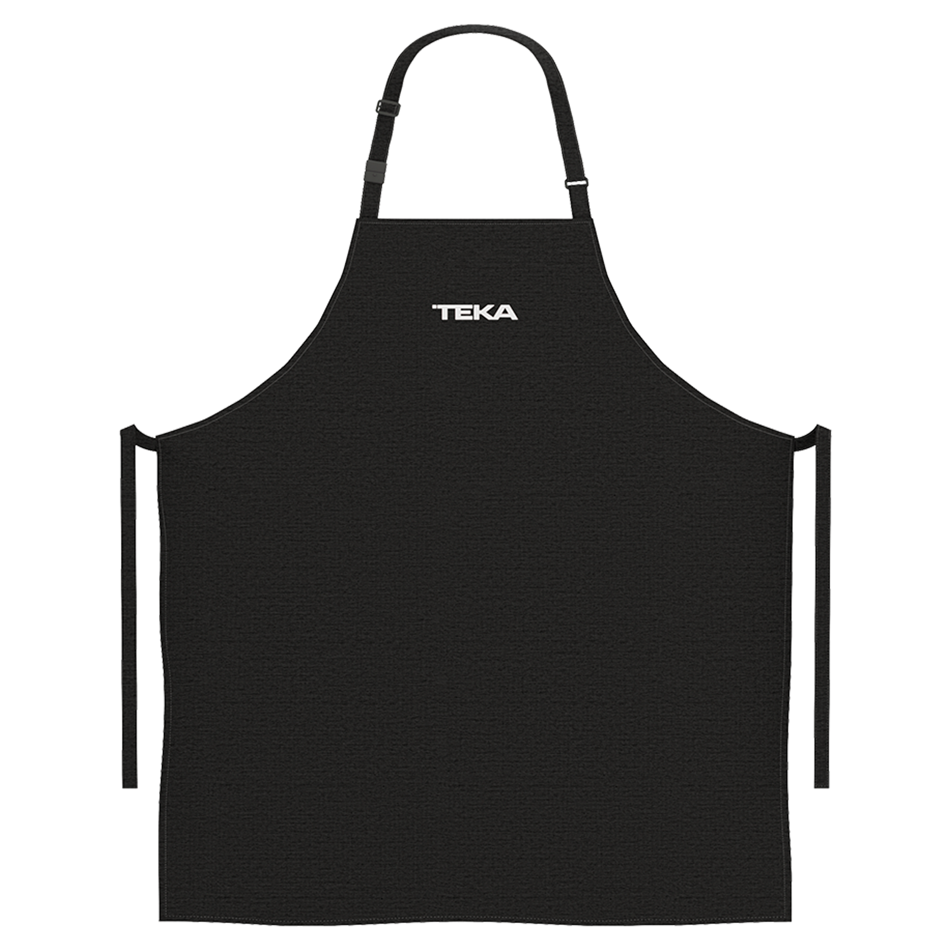 Delantal de cocina con cuello ajustable de color negro para niño