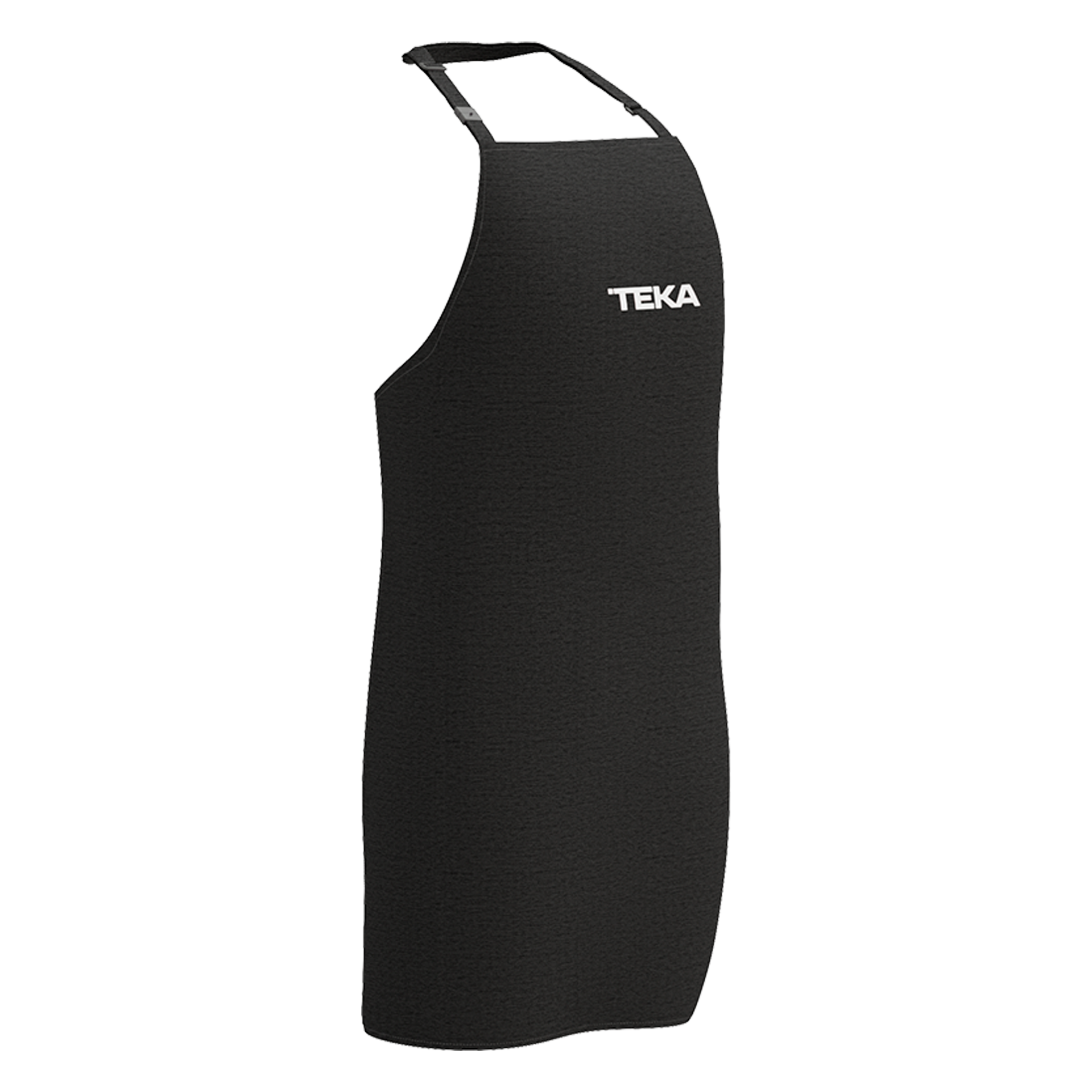 Delantal de cocina con cuello ajustable de color negro para niño (1)