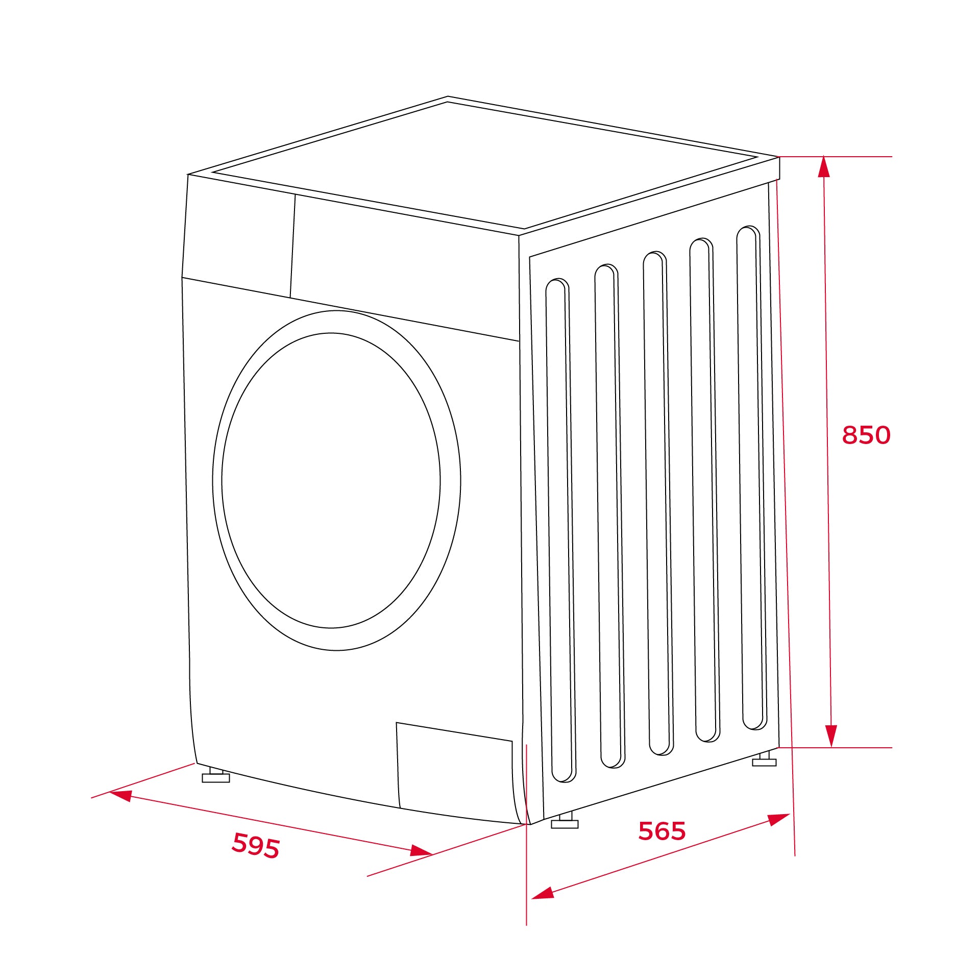 Lavadora AutoDose WMK 81050 de libre instalación de 10Kg con sistema de autodosificación del detergente (2)