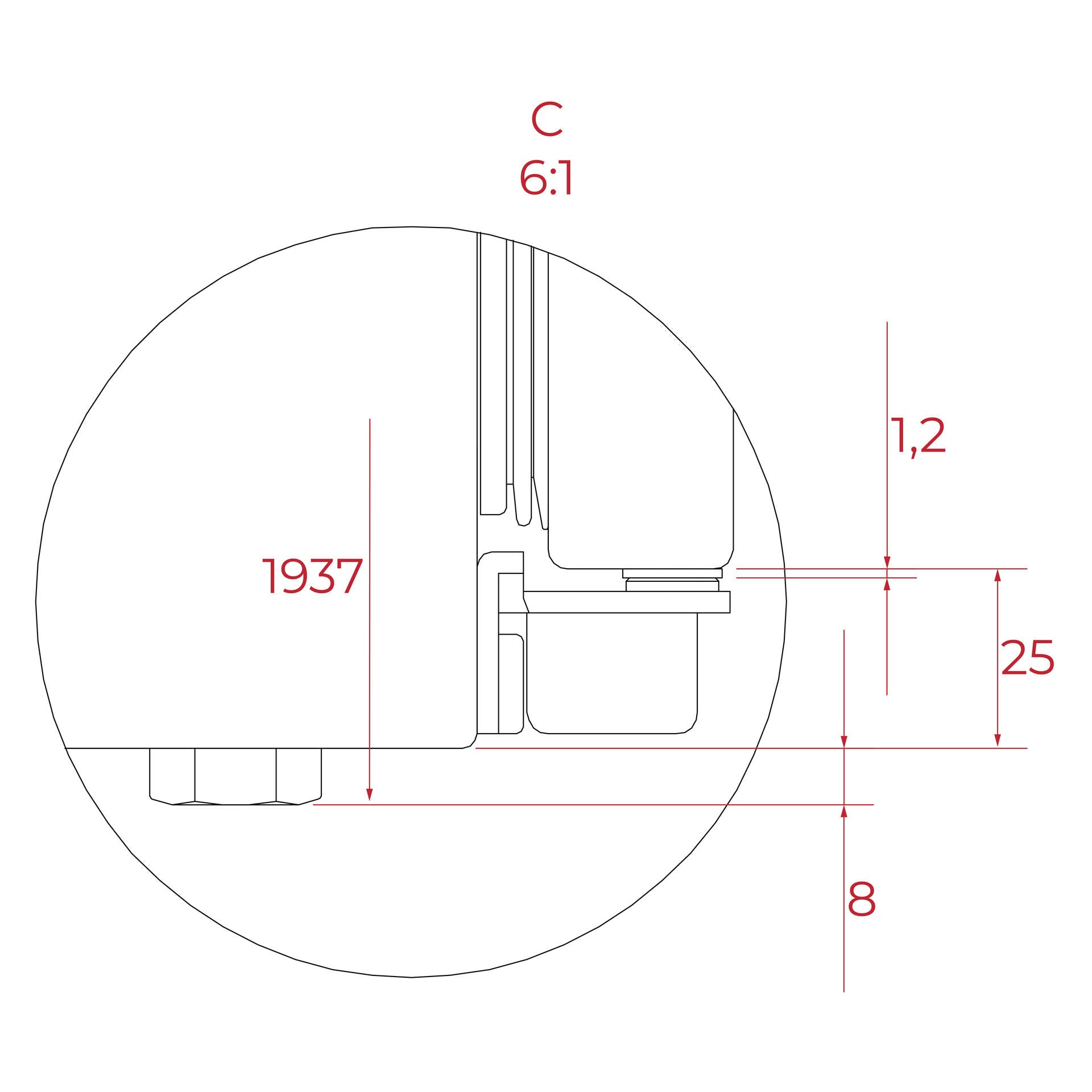 Frigorífico combi RBF 78780 FI No Frost integrable por sistema de guía deslizante (5)