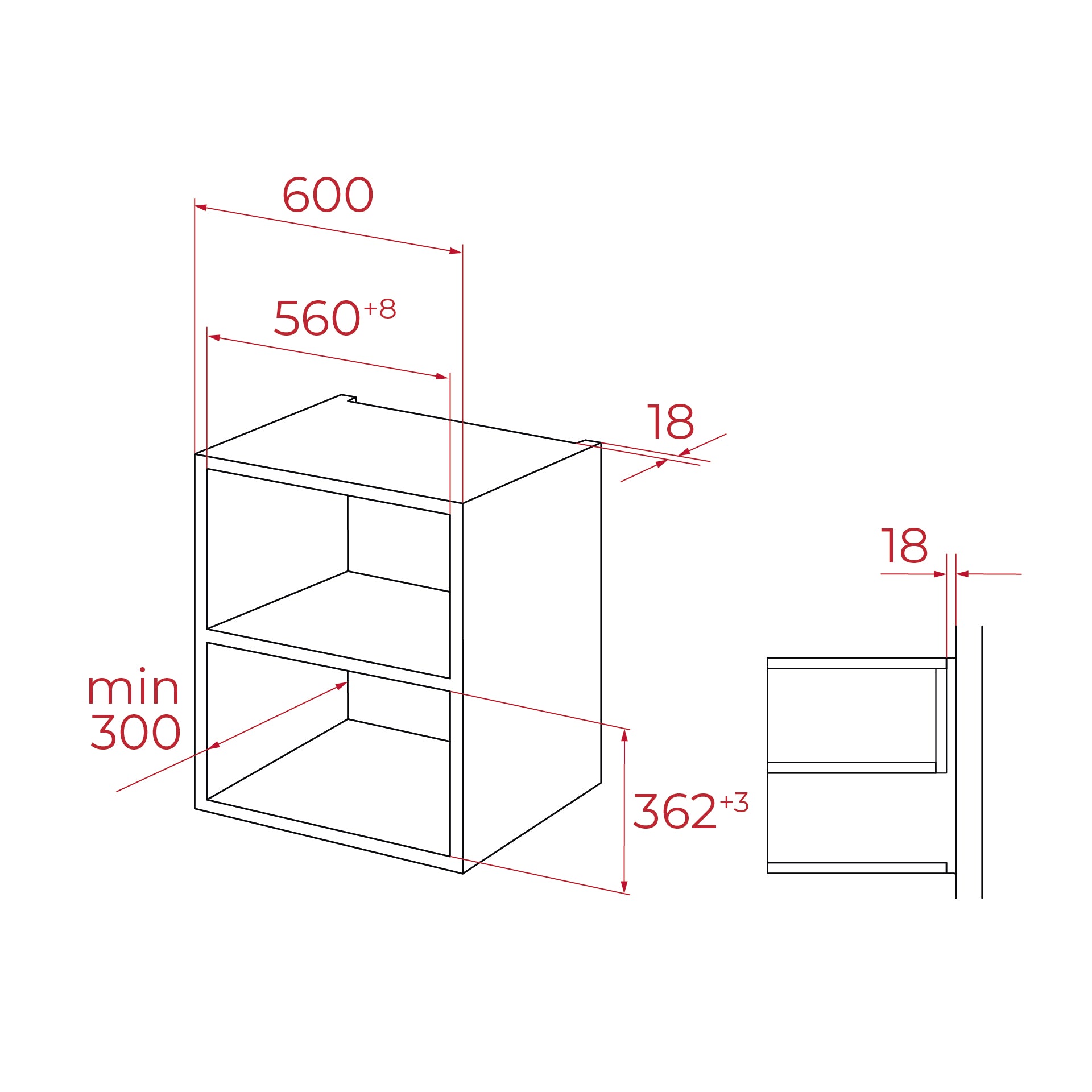 Microondas integrable ML 820 FI en acabado cristal negro con plato giratorio (2)