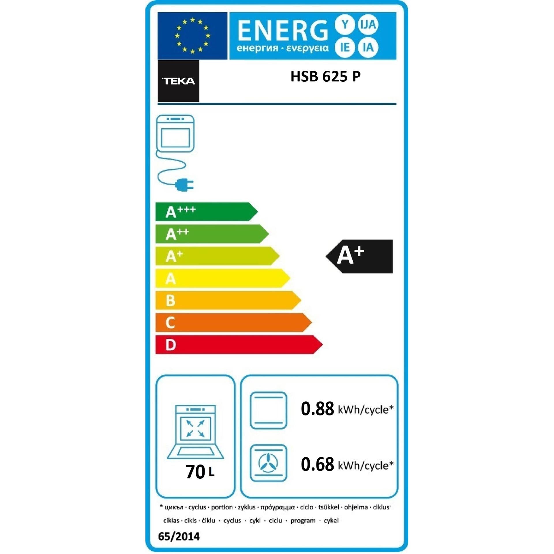 Horno Pirolítico Multifunción HSB 625 P S A+ de 60 cm (3)