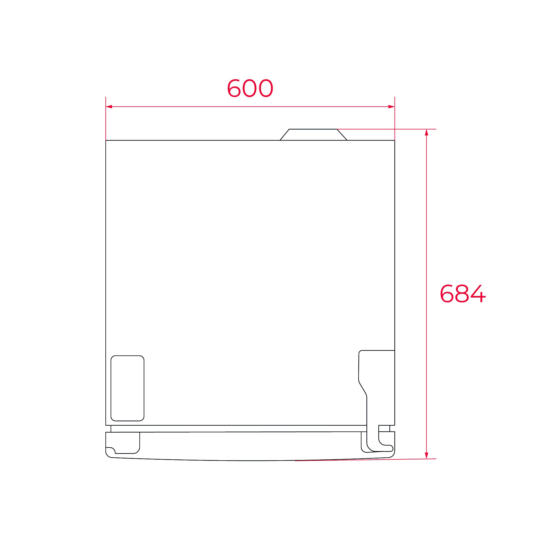 Frigorífico combi RBF 3450 No Frost de 185x60 cm con motor inverter y puerta de cristal (4)