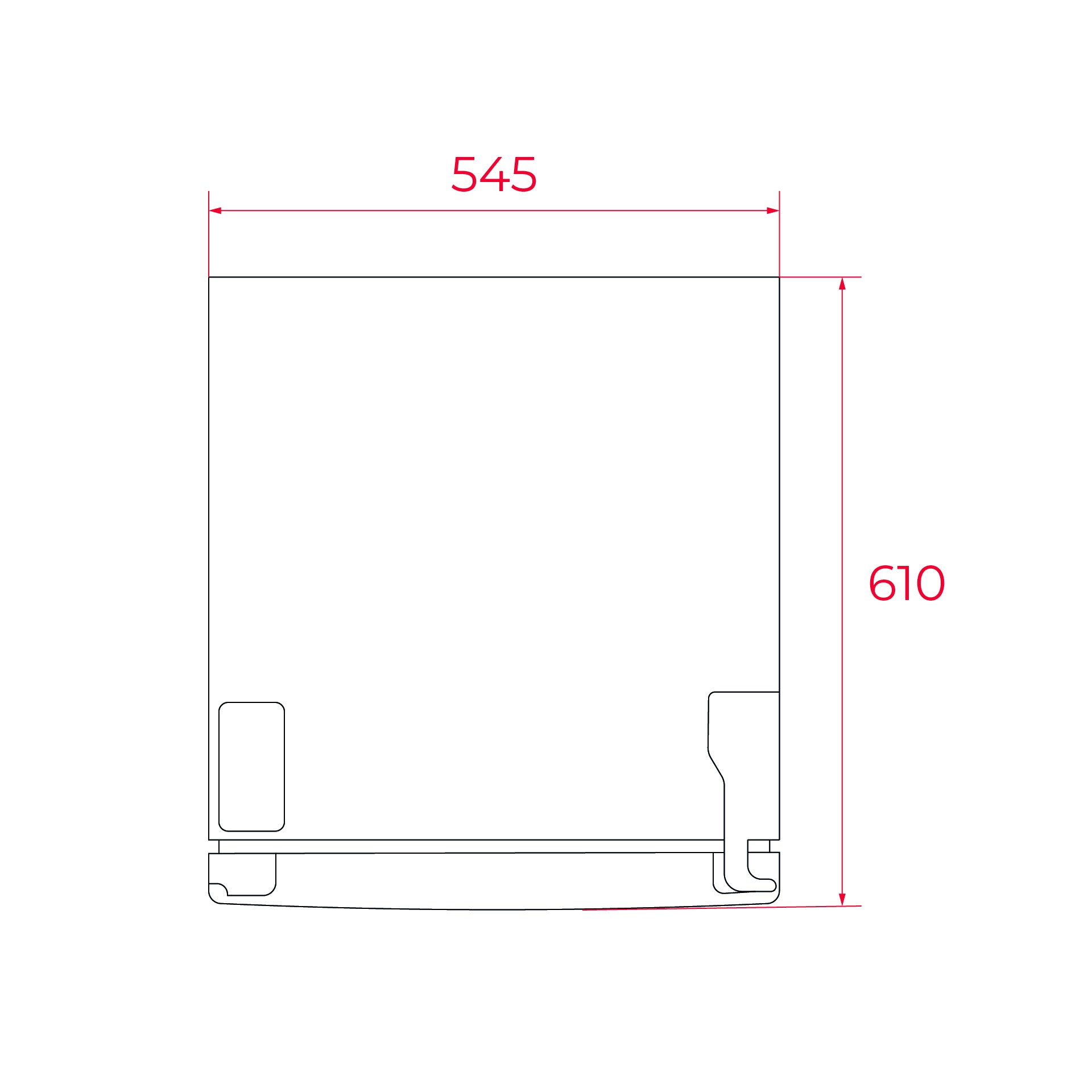Frigorífico combi RBF 3320 No Frost de 180x55cm en color blanco (4)