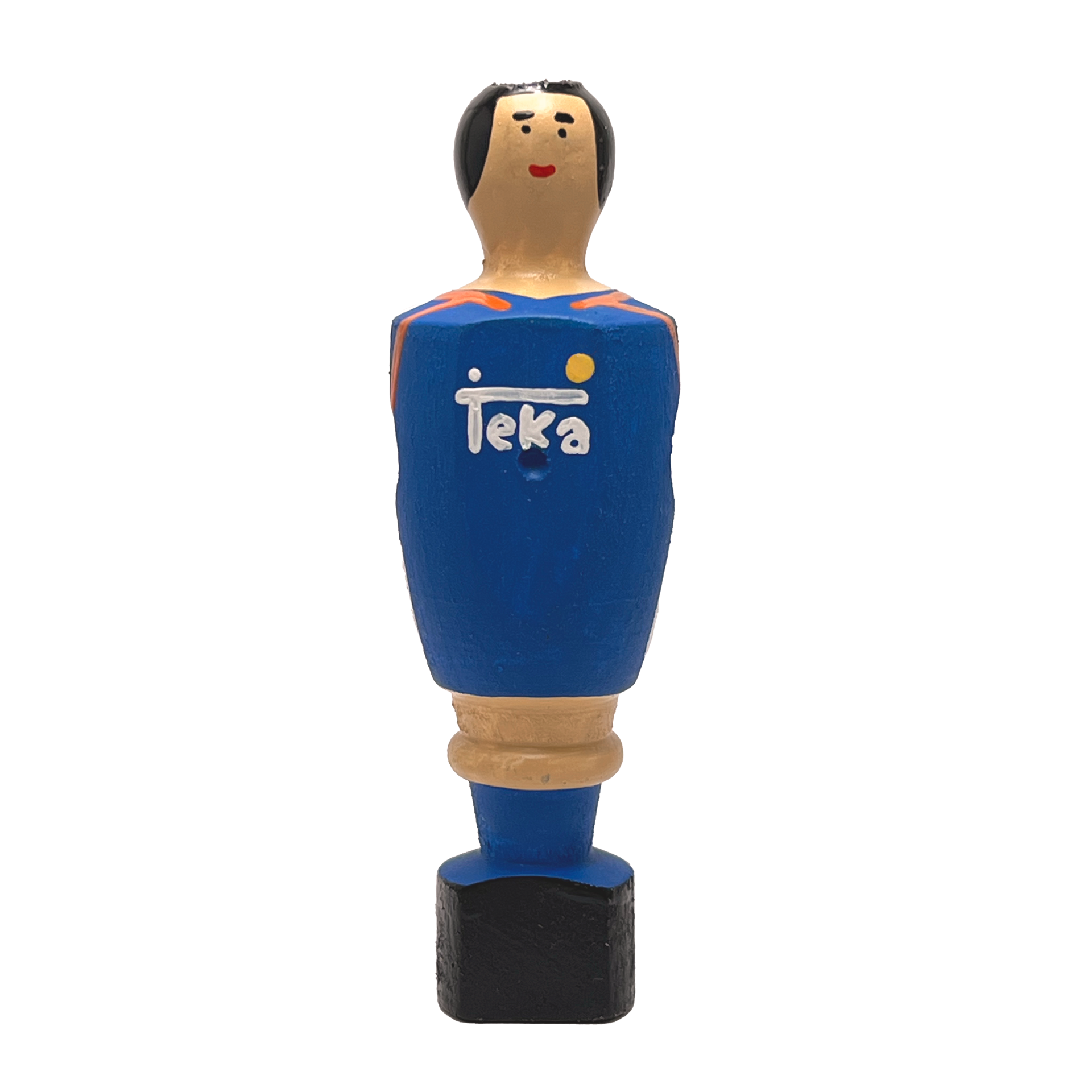 Jugador de futbolín artesanal Teka con imán para frigorífico, Tercera Equipación 98-99