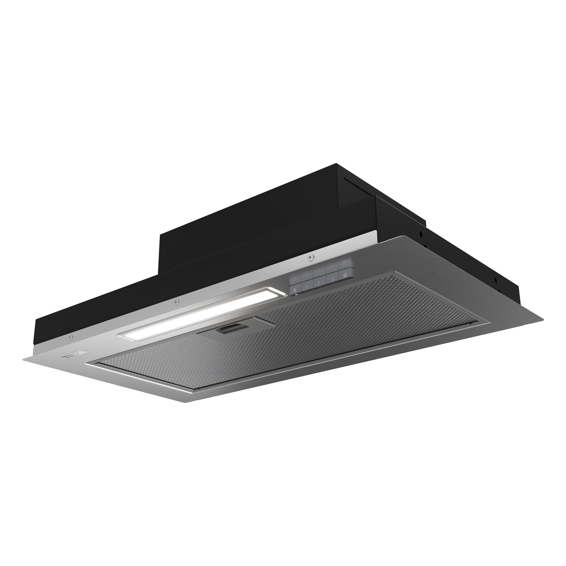 Campana integrada diseño invisible INTEGRA GFI 63030, fácil de instalar y con espacio para almacenamiento (2)