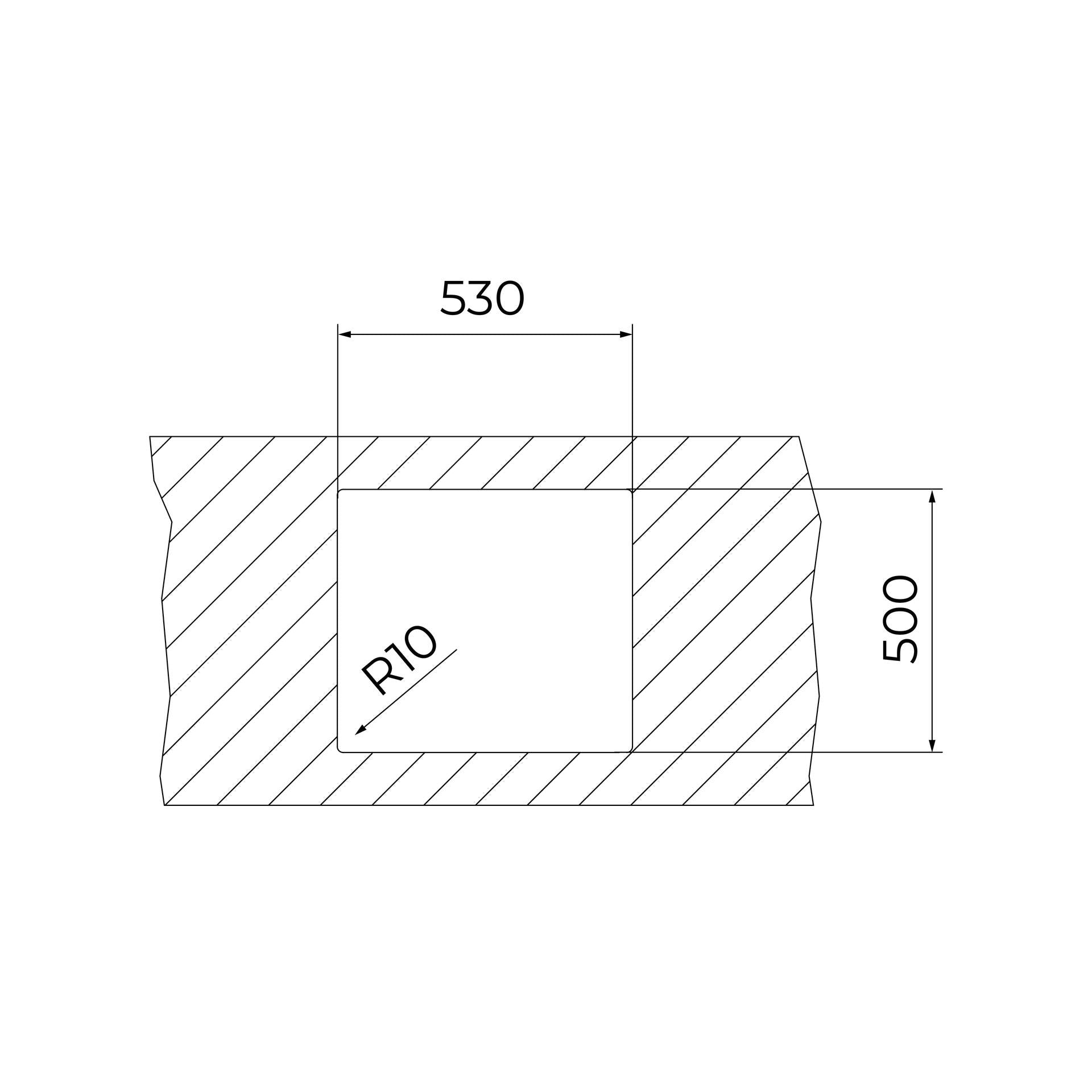 Fregadero ForLine RS15 50.40 de acero inoxidable con una cubeta de 50cm (3)