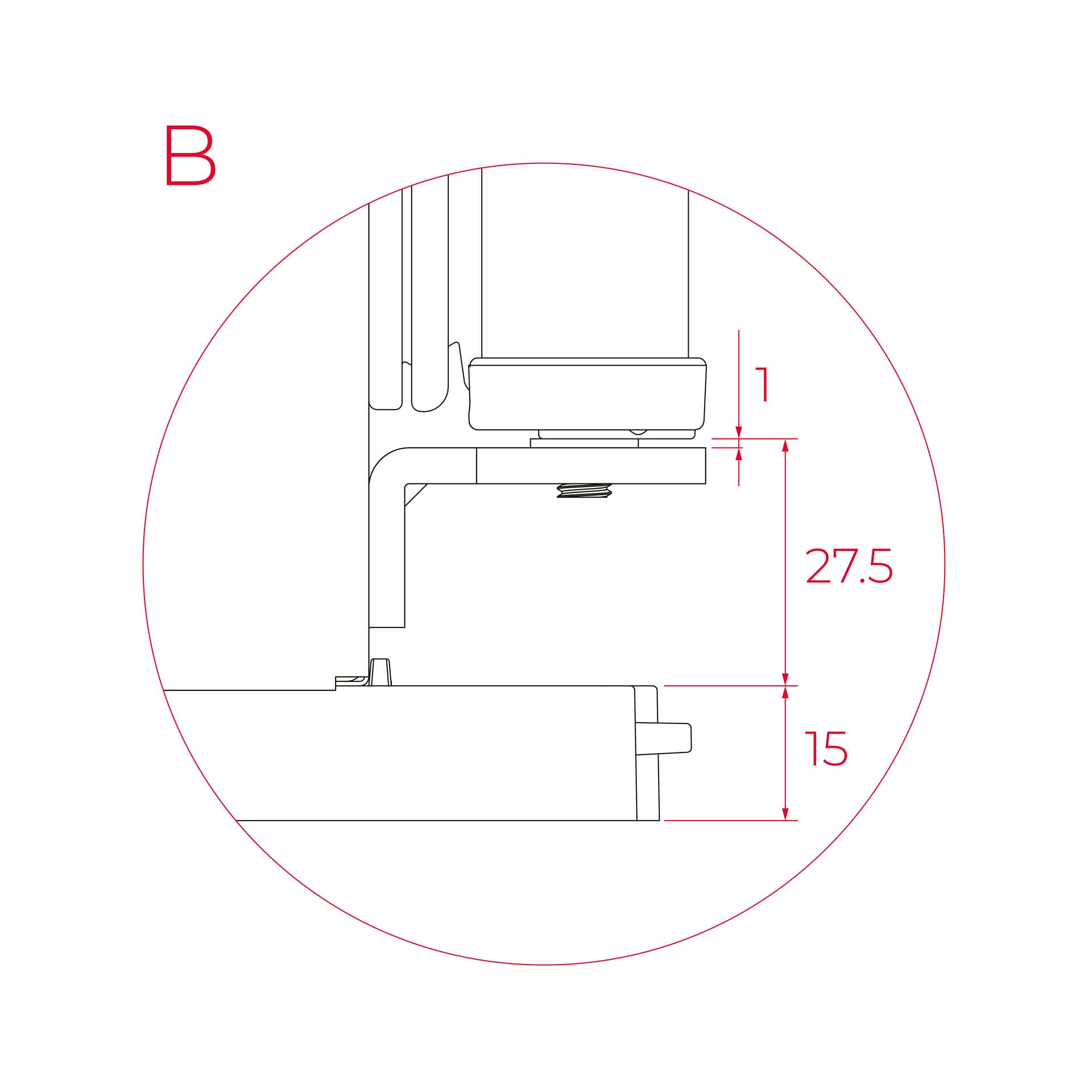 Congelador RSF 73385 FI de 1 puerta de integración, clase D y puerta deslizante (4)