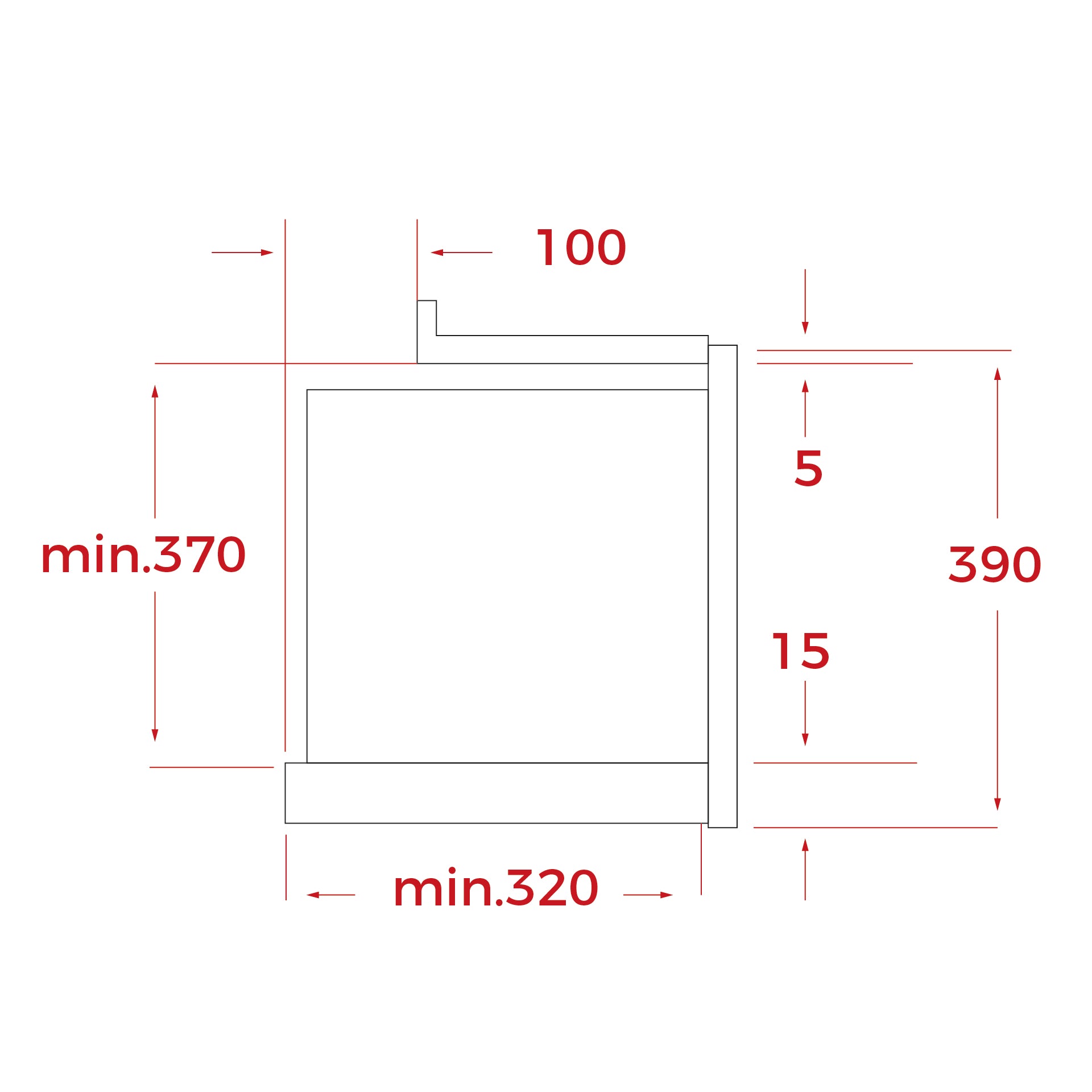Microondas integrable NEO MS 6220 BI con base cerámica y apertura de puerta a la izquierda (4)