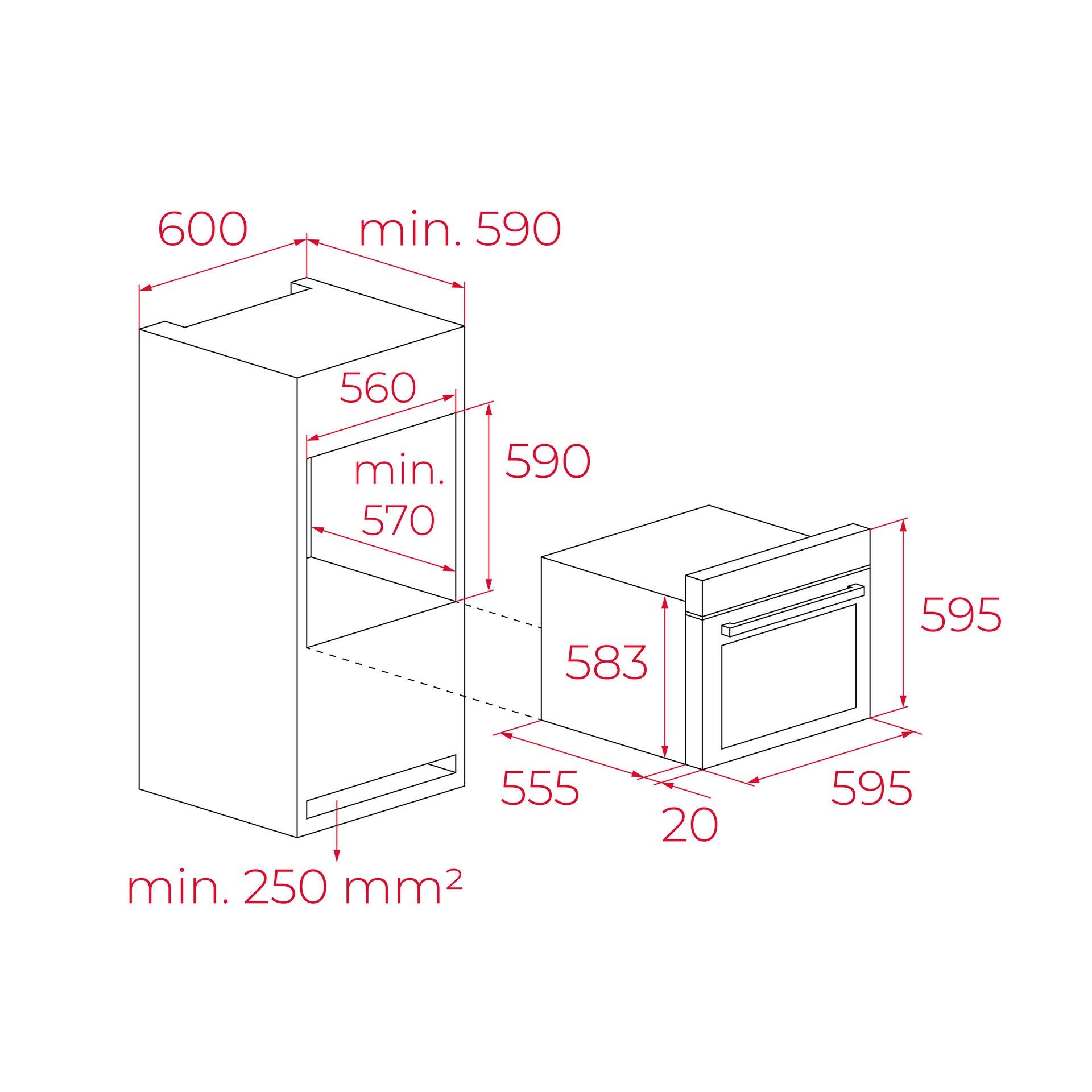 Horno Multifunción HCB 6165 con 7 funciones de cocinado (1)