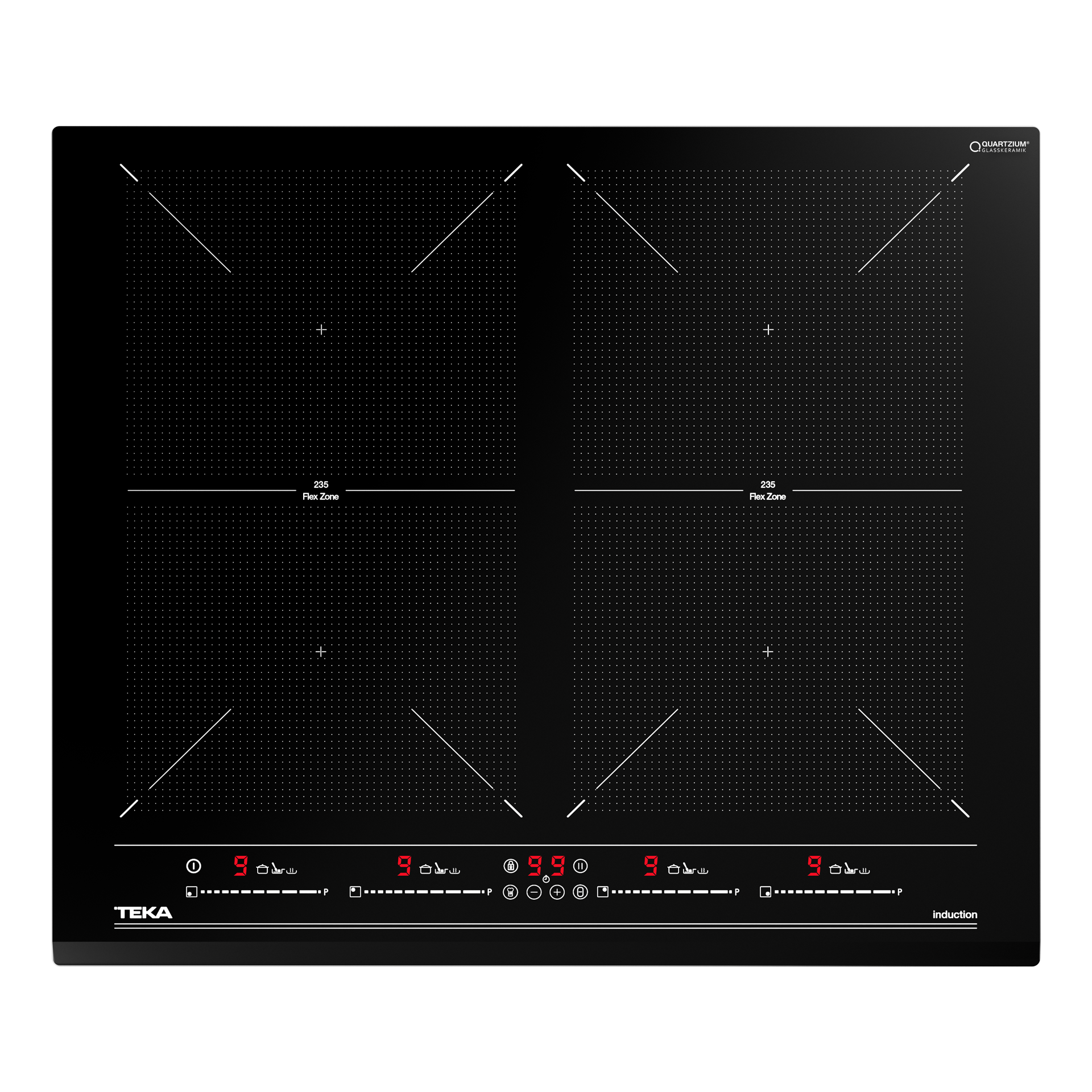 Placa de inducción Flex IZF 64600 MSP de 60cm con funciones directas