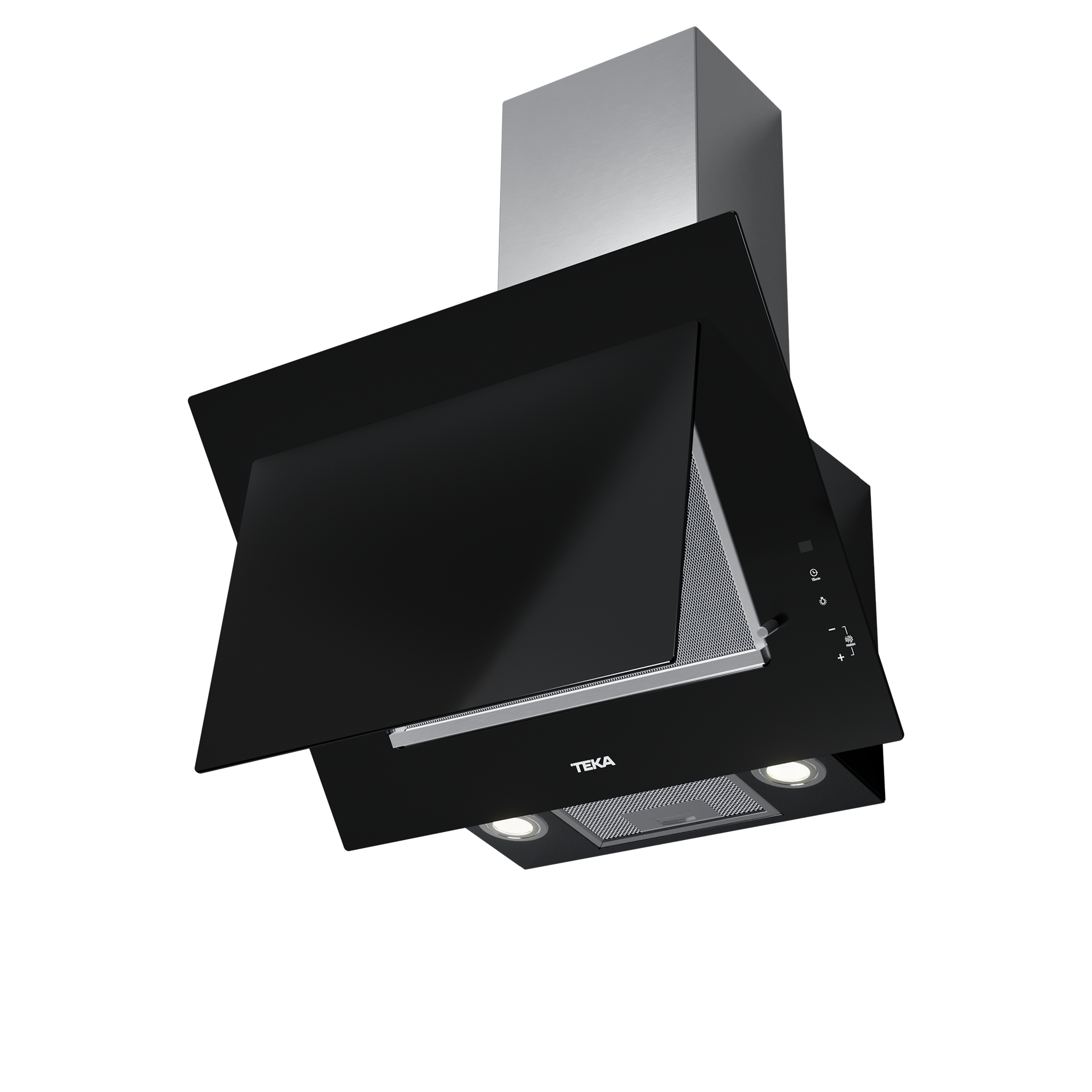 Campana decorativa vertical DVT Pro 68660 de 60cm de aspiración perimetral y función FreshAir (1)