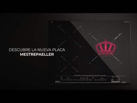 Placa de inducción MestrePaeller IZC 63632 MPT con control táctil MultiSlider y 3 zonas de cocinado con un fuego XL de 32cm para cocinar Paella en color blanco (3)