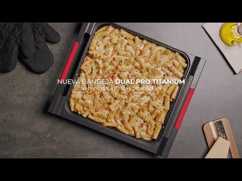 Bandeja Dual Pro Titanium para cocinar en hornos de 60 cm y todo tipo de placas (3)