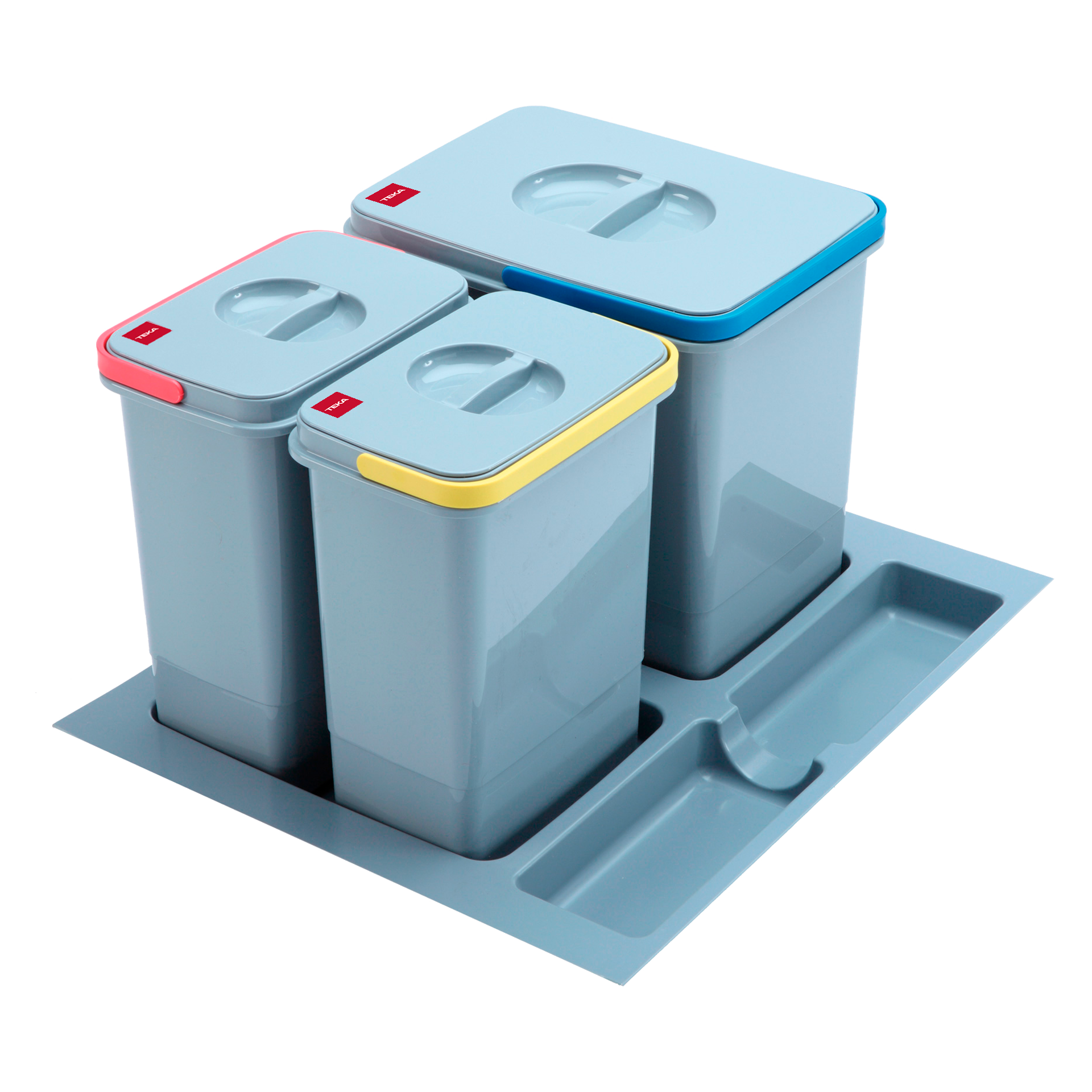Sistema de reciclaje ECO EASY con 3 contenedores independientes