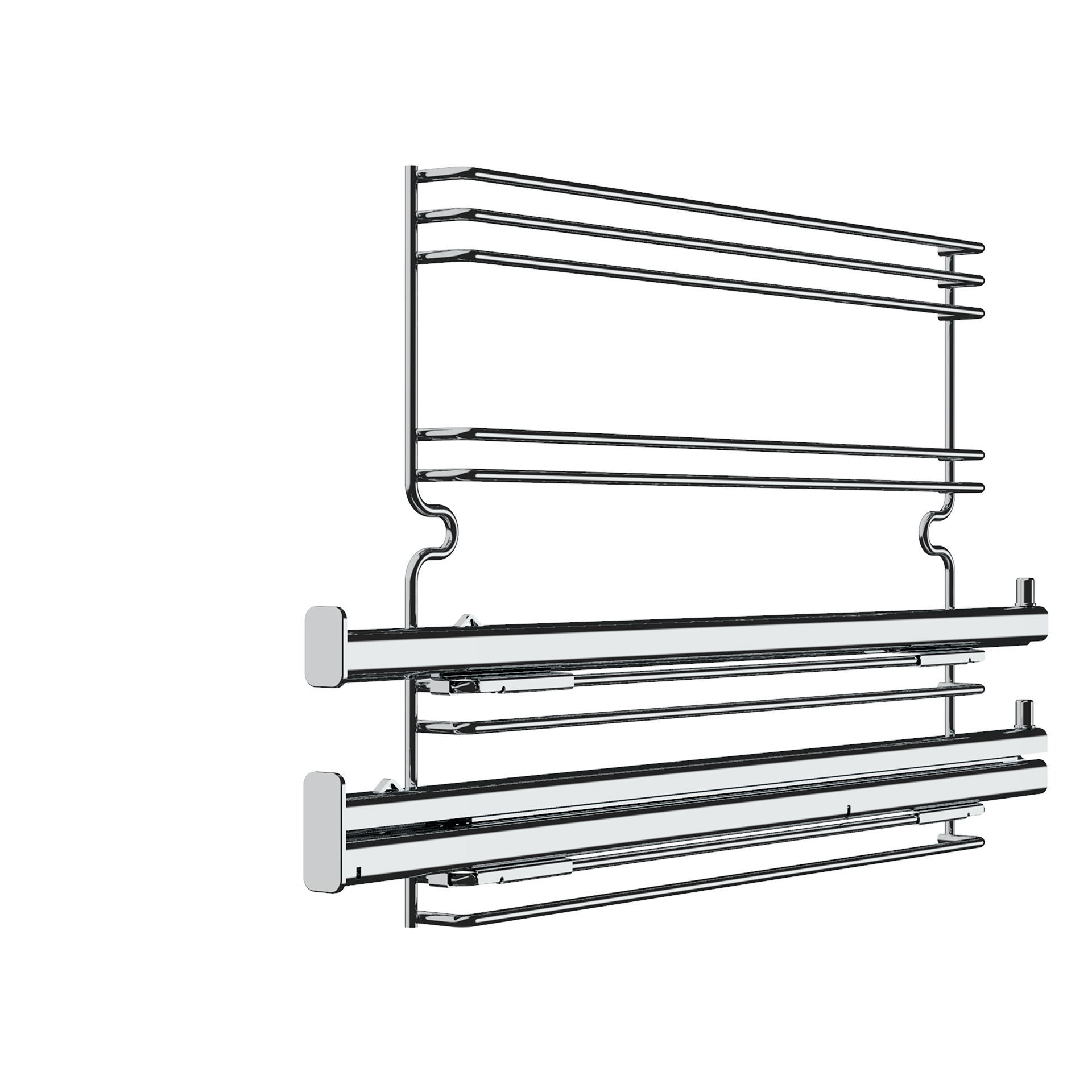 Guías telescópicas de 2 alturas para hornos estándar de 60cm (1)