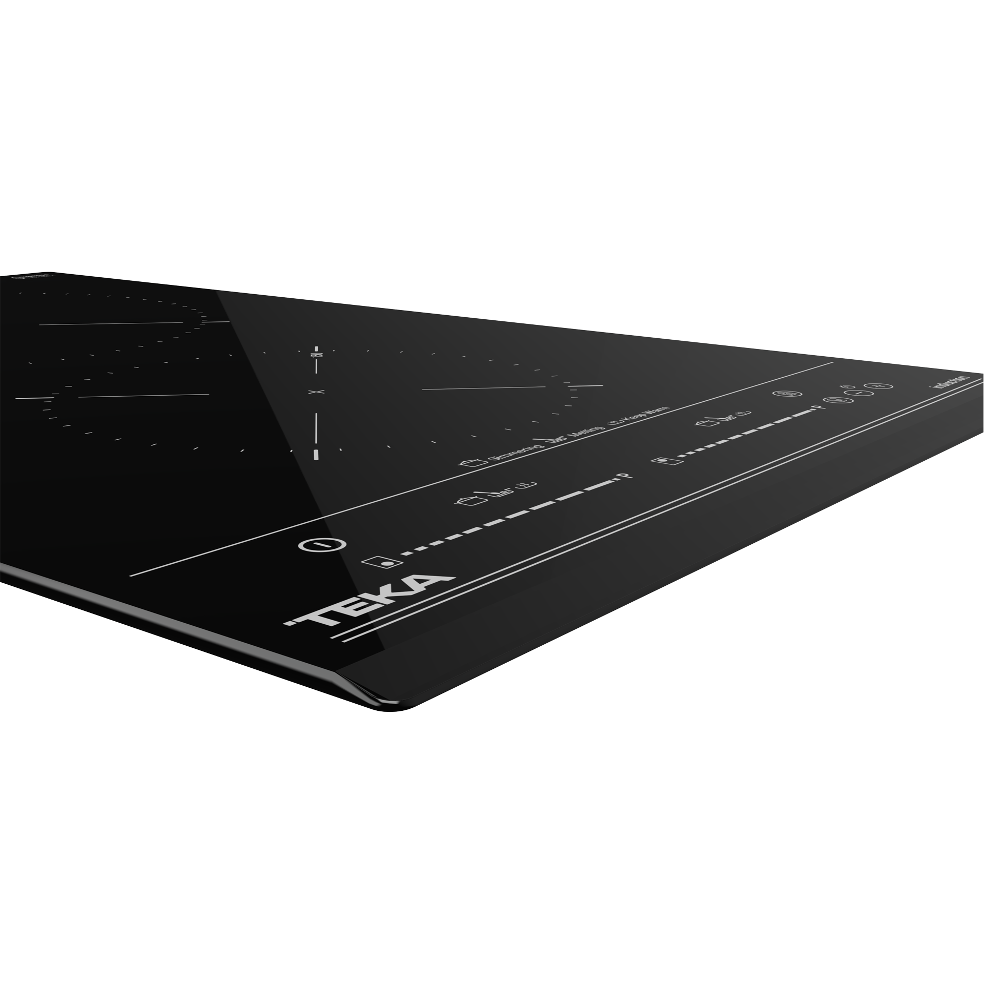 Placa modular de inducción IZC 32310 MSP de 30 cm con control táctil MultiSlider y 2 zonas de cocinado (1)