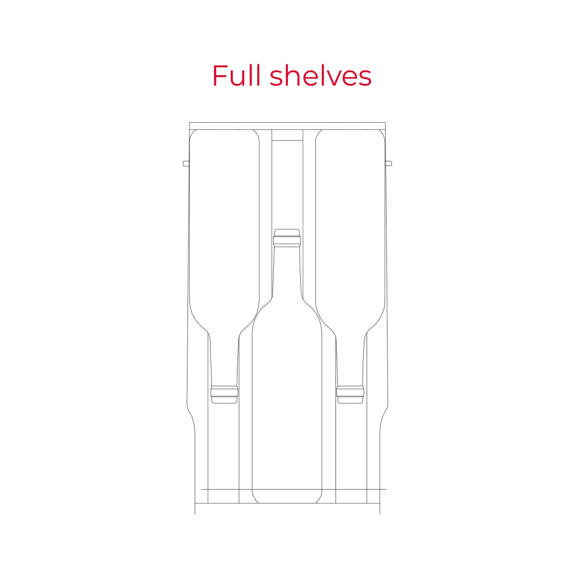 Vinoteca de libre instalación Sommelier RVU 10020 GBK con capacidad para 20 botellas (6)
