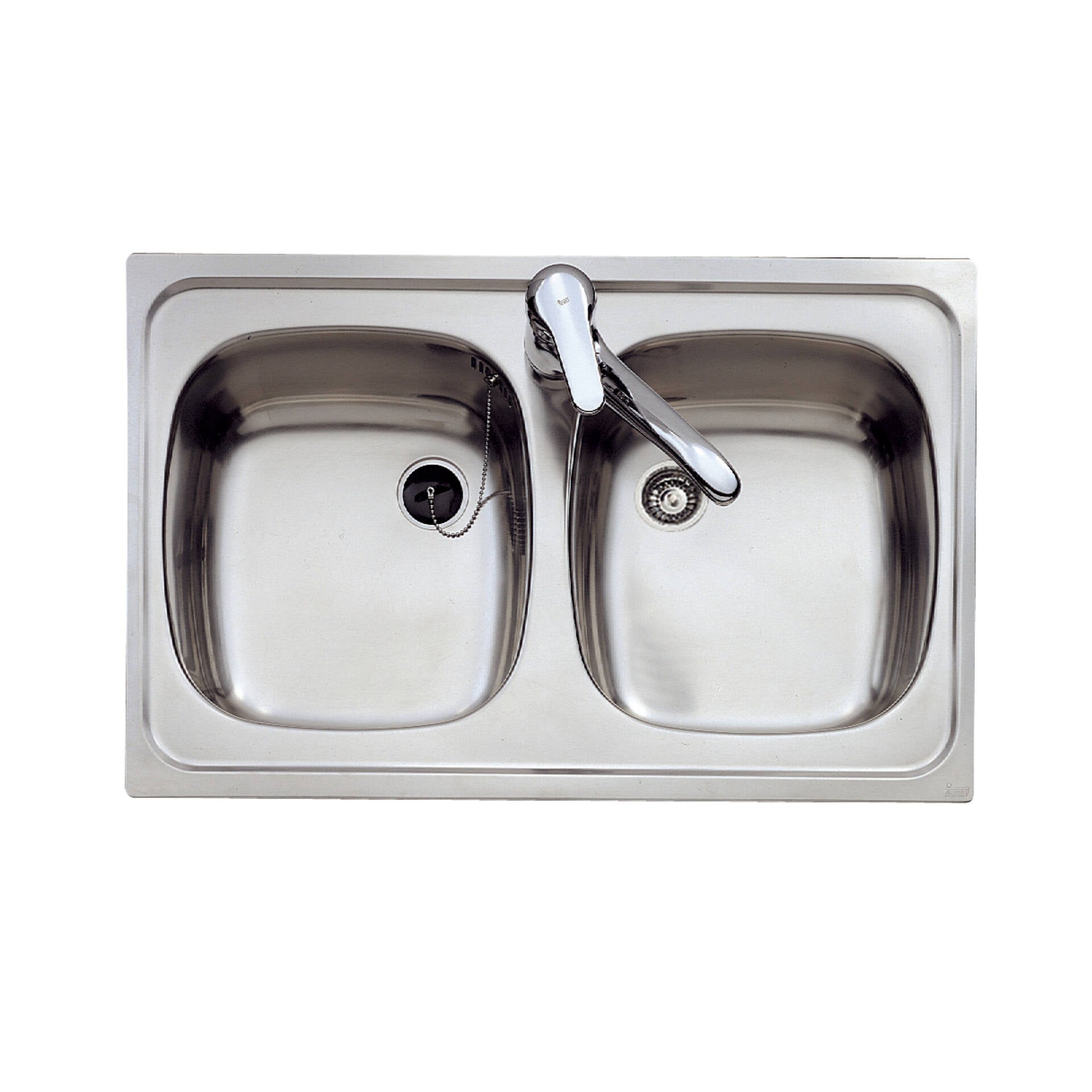 Fregadero encastrado E/800.440 2B con cubetas de 34 cm (1)